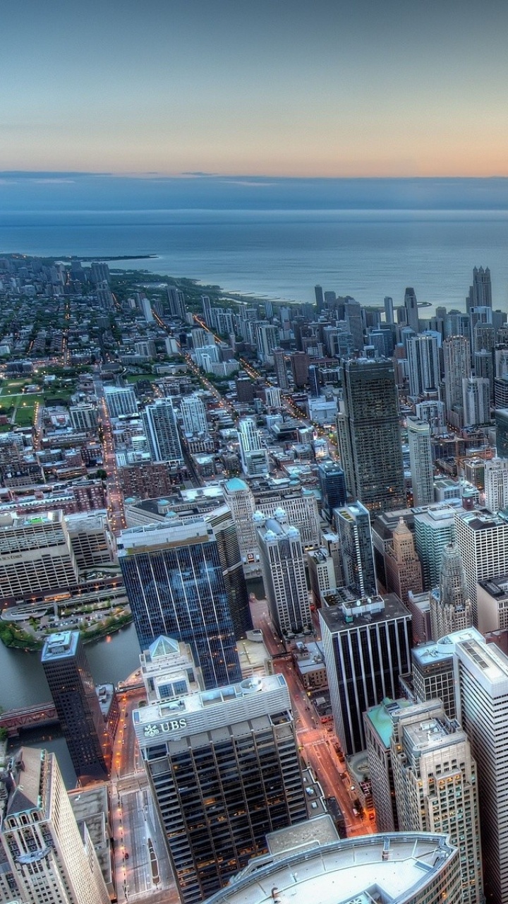 Aerial View of City Buildings During Daytime. Wallpaper in 720x1280 Resolution