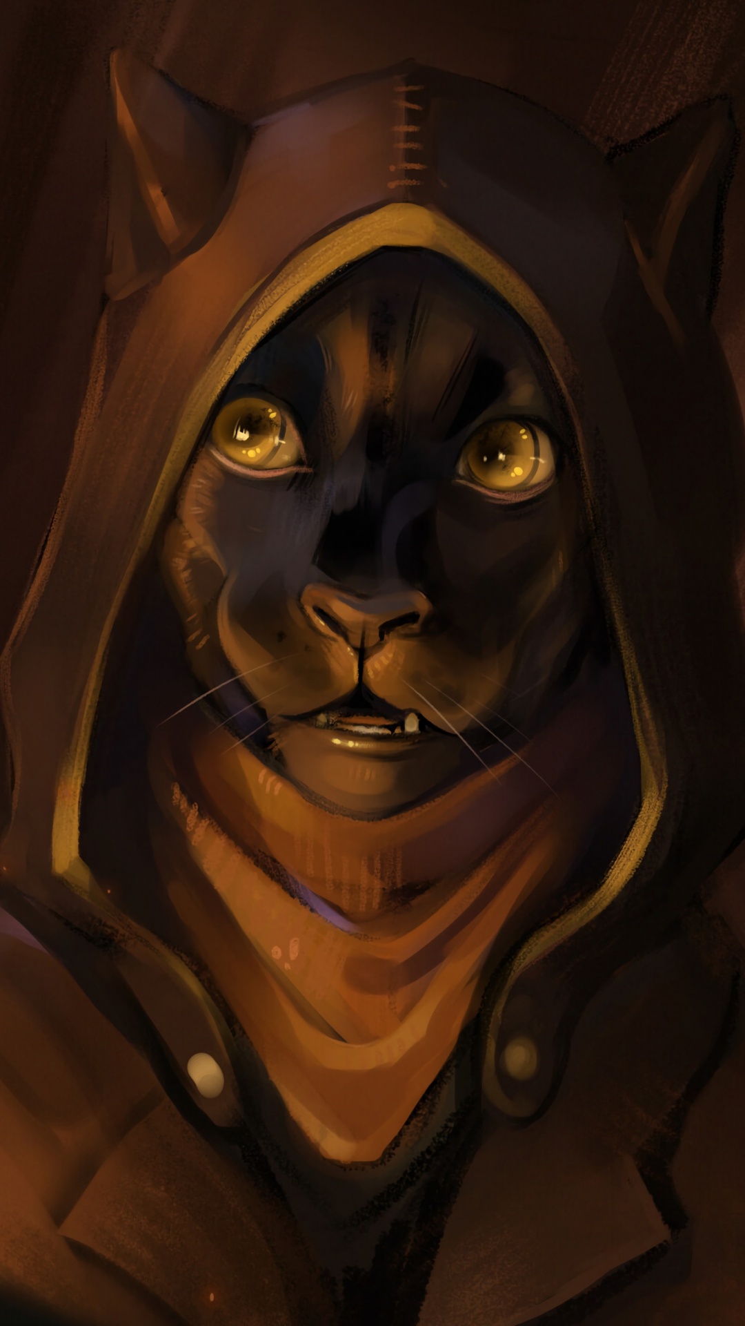 Person Wearing Black Hoodie and Purple Mask. Wallpaper in 1080x1920 Resolution