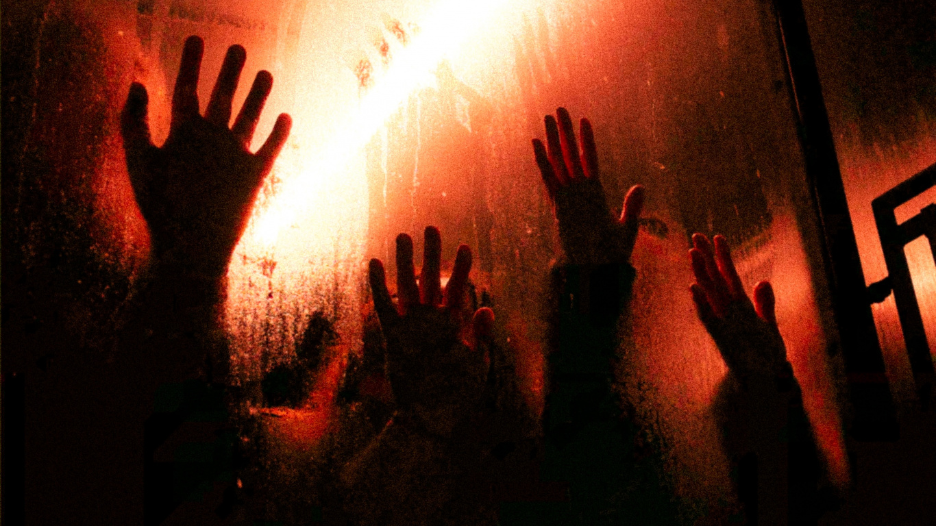 Silueta de Personas de Pie en el Escenario. Wallpaper in 1366x768 Resolution