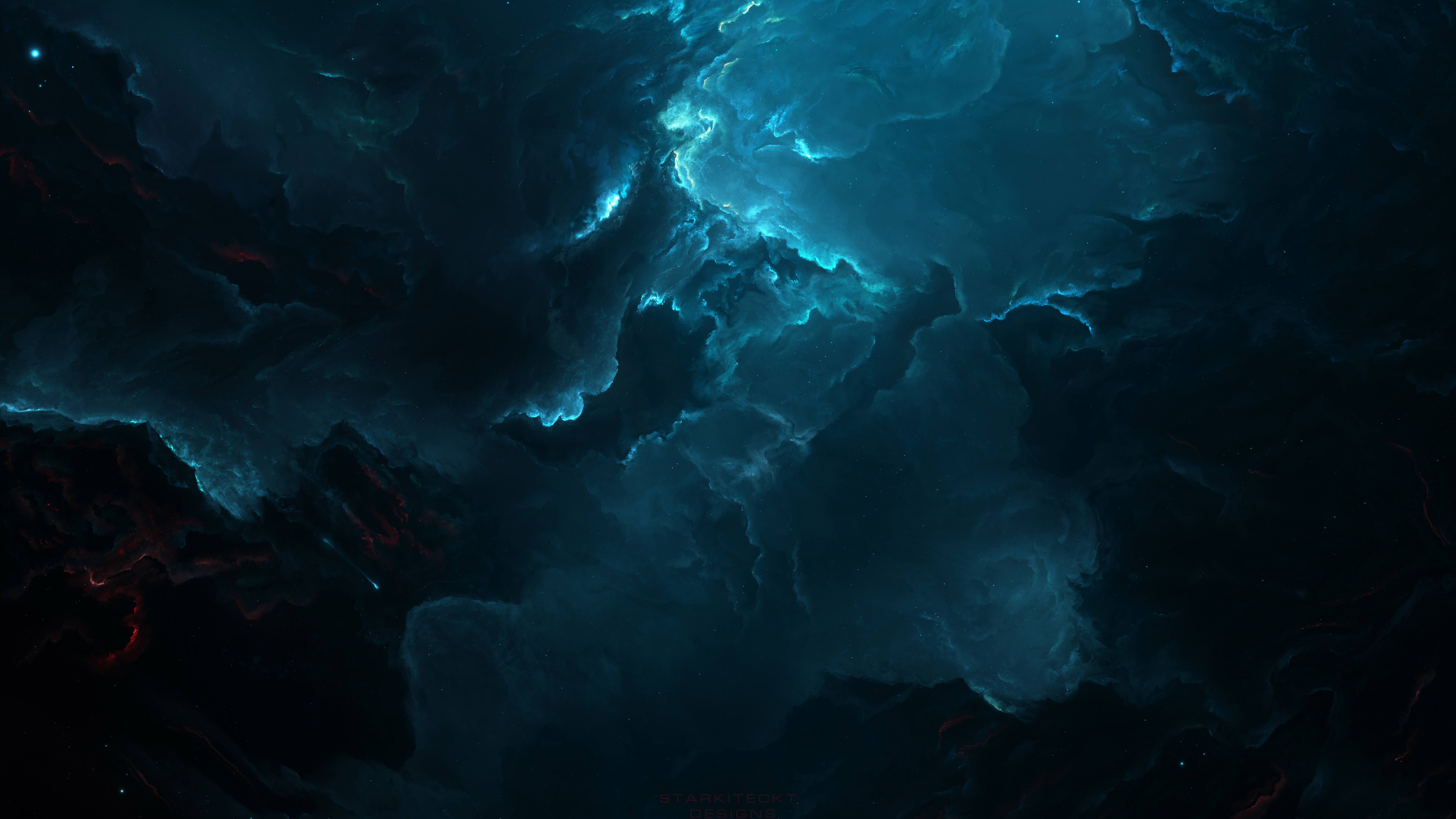 Ondas de Agua Azul y Blanca. Wallpaper in 7680x4320 Resolution