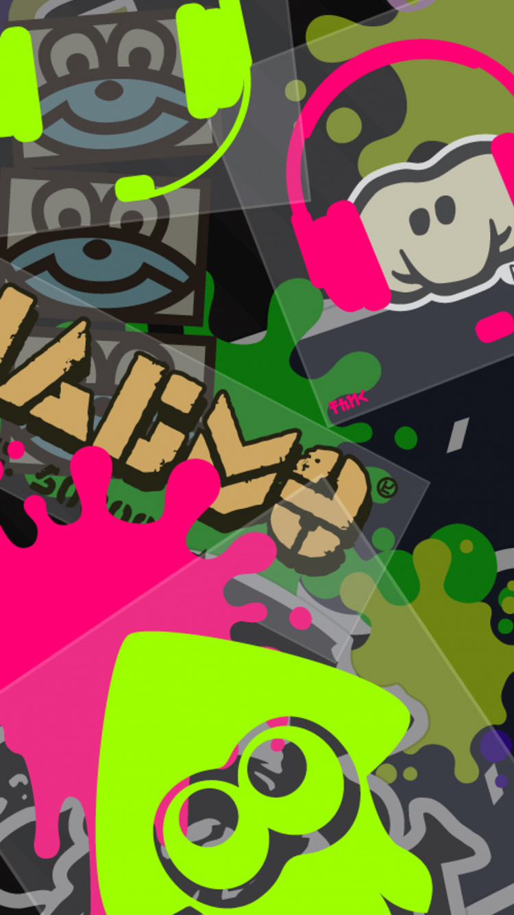 Extension de 2 Splatoon Huit, Splatoon, Nintendo Commutateur, Nintendo, Jeu Nintendo. Wallpaper in 750x1334 Resolution