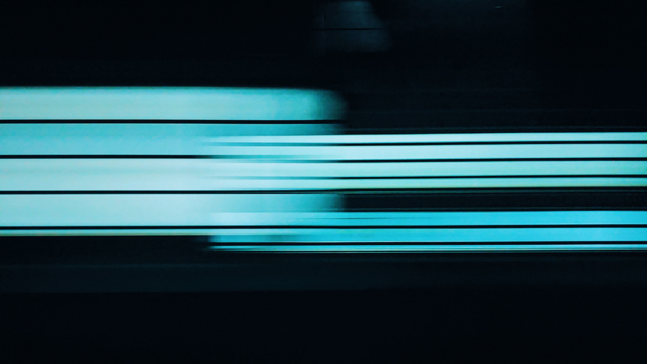 Traînées Lumineuses Bleues et Blanches. Wallpaper in 1280x720 Resolution