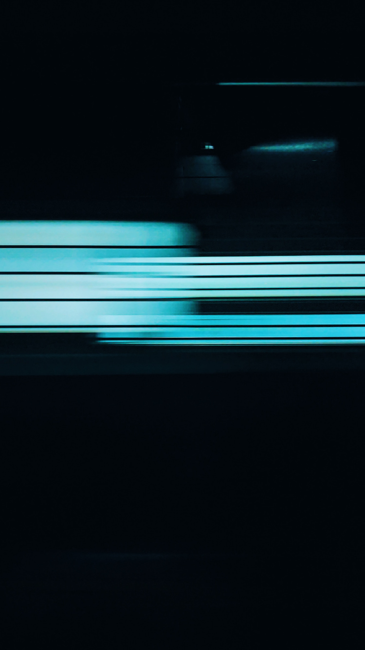 Traînées Lumineuses Bleues et Blanches. Wallpaper in 750x1334 Resolution