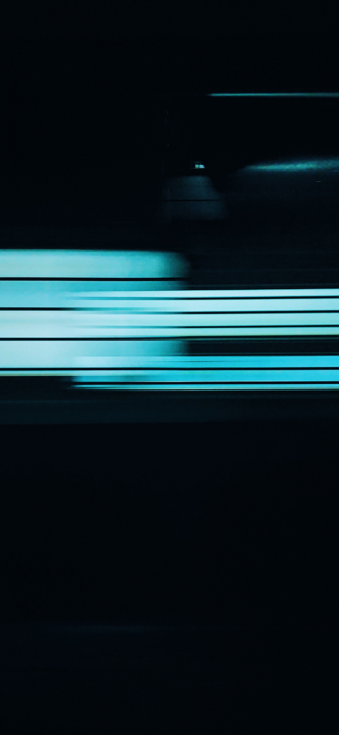 Blaue Und Weiße Lichtstreifen. Wallpaper in 1125x2436 Resolution