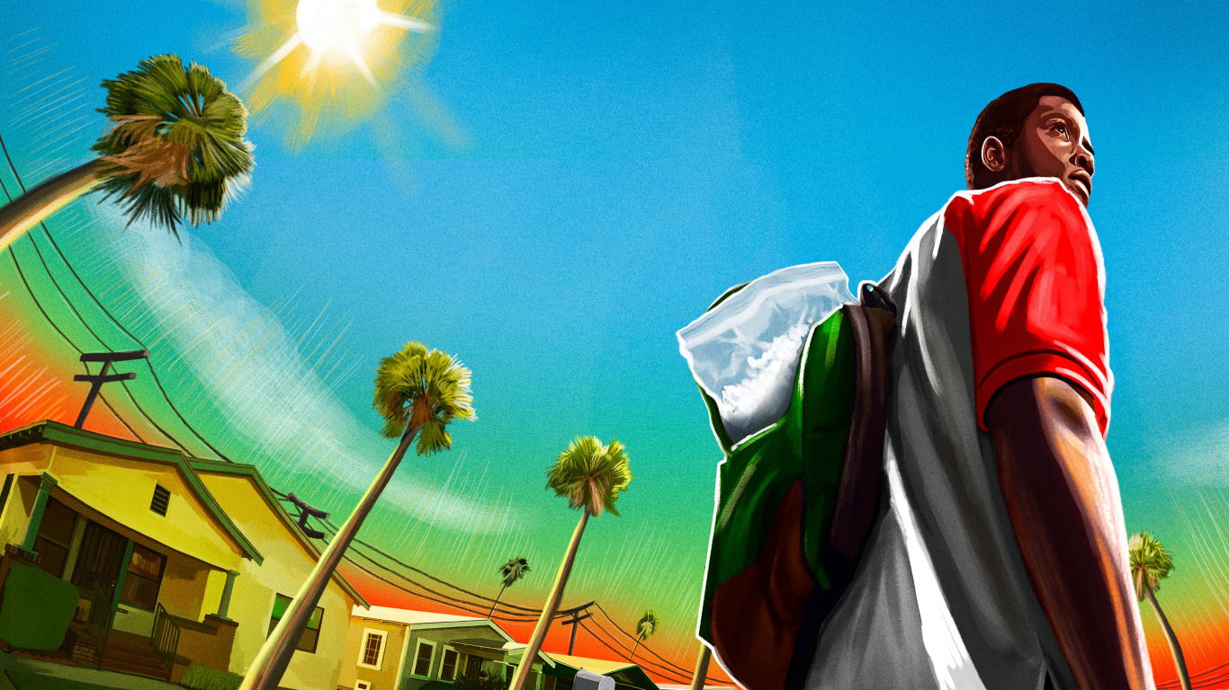 Green Palm Tree Under Blue Sky During Daytime. Wallpaper in 1366x768 Resolution