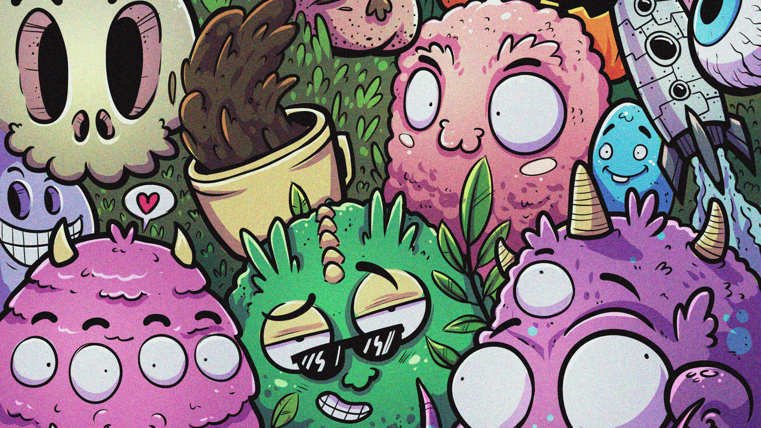 Poster, Doodle, Art, Illustration, Create. Wallpaper in 2560x1440 Resolution