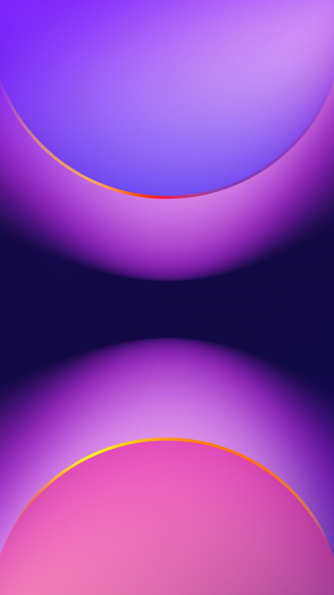 Circle, Apples, Ios, Colorfulness, Purple. Wallpaper in 1080x1920 Resolution