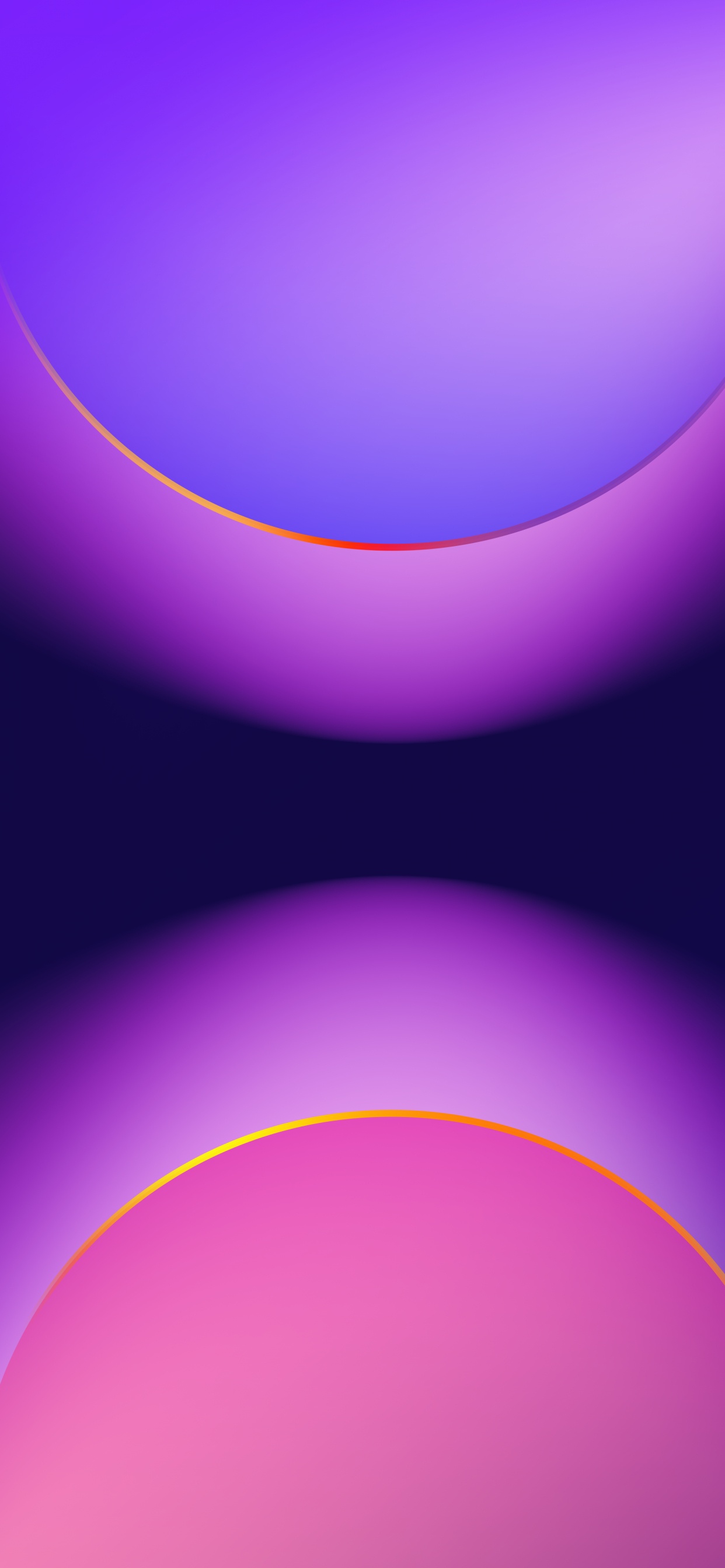 Circulo, Manzana, Ios, Morado, Violeta. Wallpaper in 1242x2688 Resolution