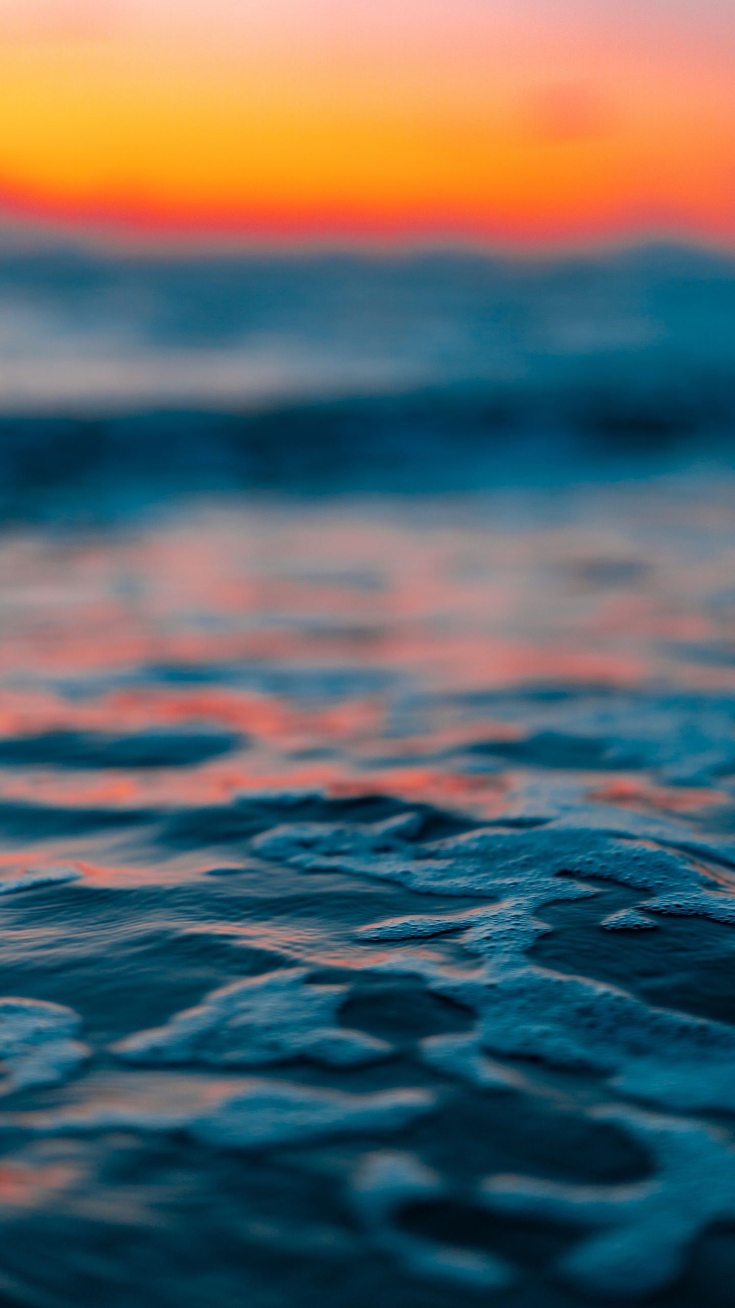 Blue, Eau, Mer, le Vent Vague, Turquoise. Wallpaper in 1440x2560 Resolution