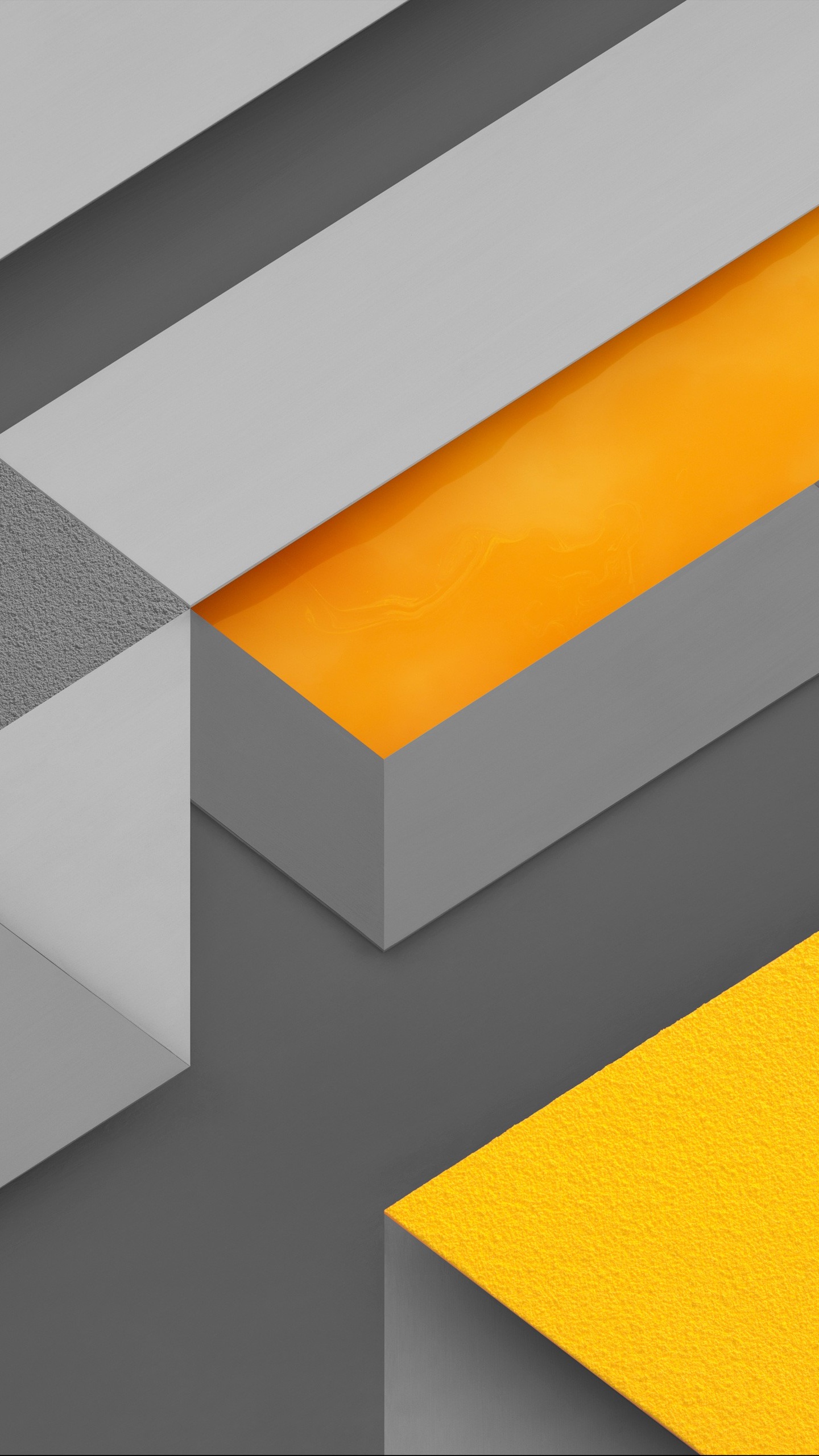 Muro de Hormigón Amarillo y Gris. Wallpaper in 1440x2560 Resolution