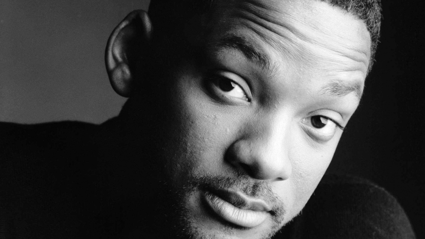 Will Smith, Negro, Nariz, Retrato, Persona. Wallpaper in 1366x768 Resolution