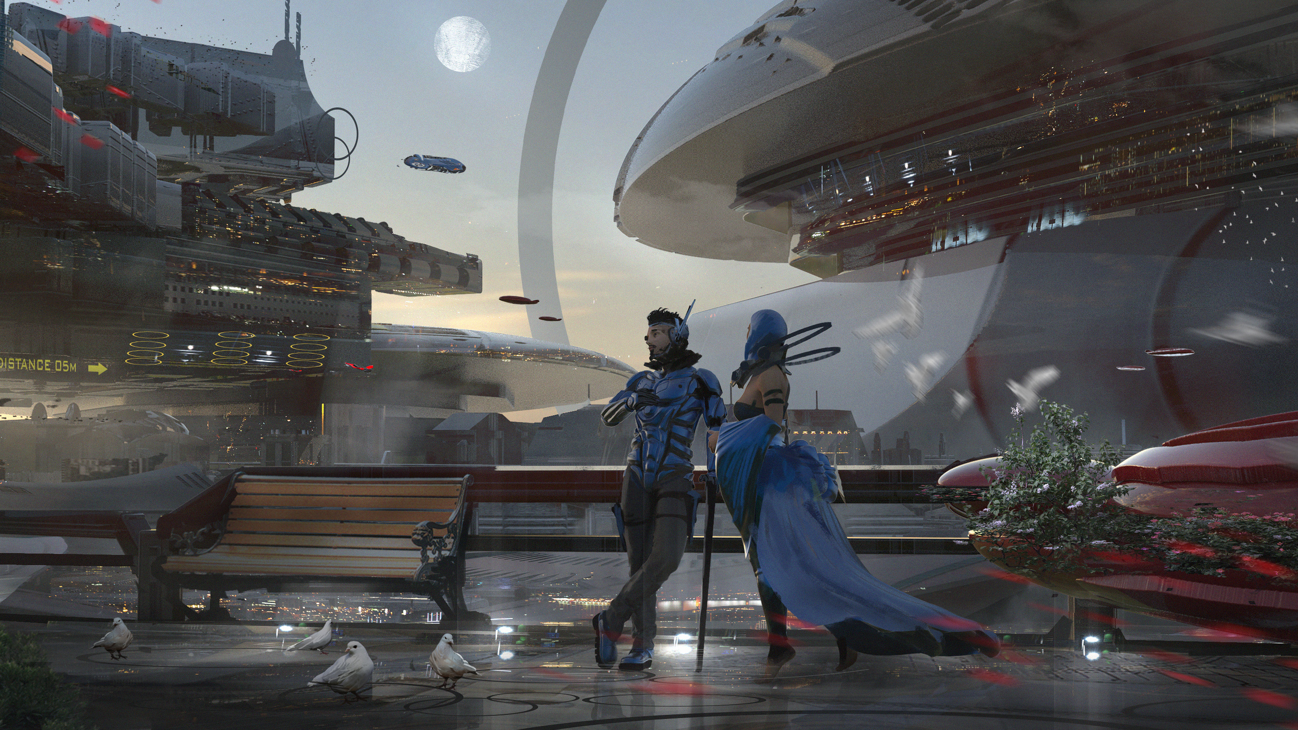 Concept Art, Illustration, la Science-fiction, Art, le Travail de L'art. Wallpaper in 2560x1440 Resolution