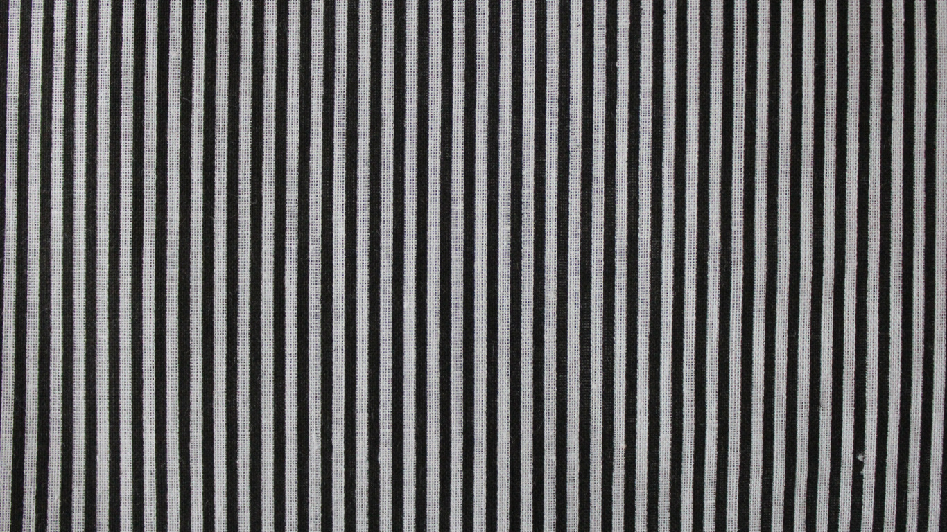 Textil Rayado Blanco y Negro. Wallpaper in 1366x768 Resolution