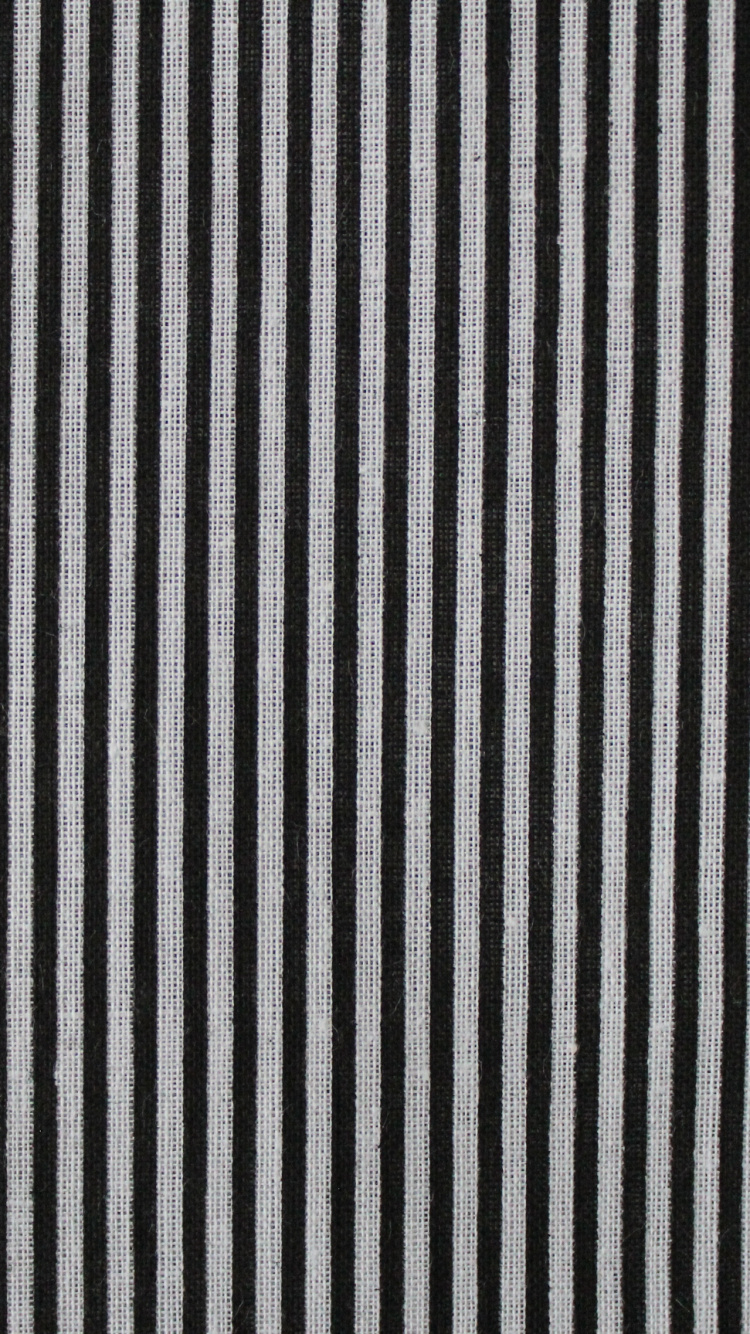 Textile Rayé Noir et Blanc. Wallpaper in 750x1334 Resolution