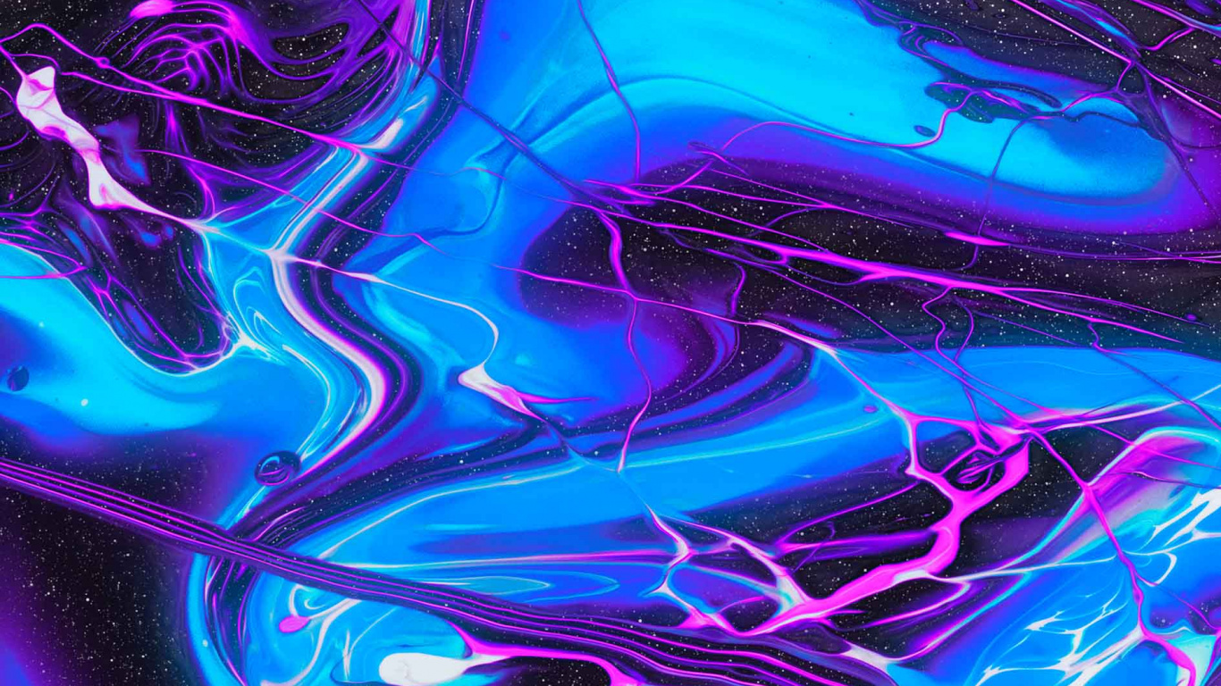 Stehend, Veilchen, Purpur, Wasser, Kunst. Wallpaper in 1366x768 Resolution