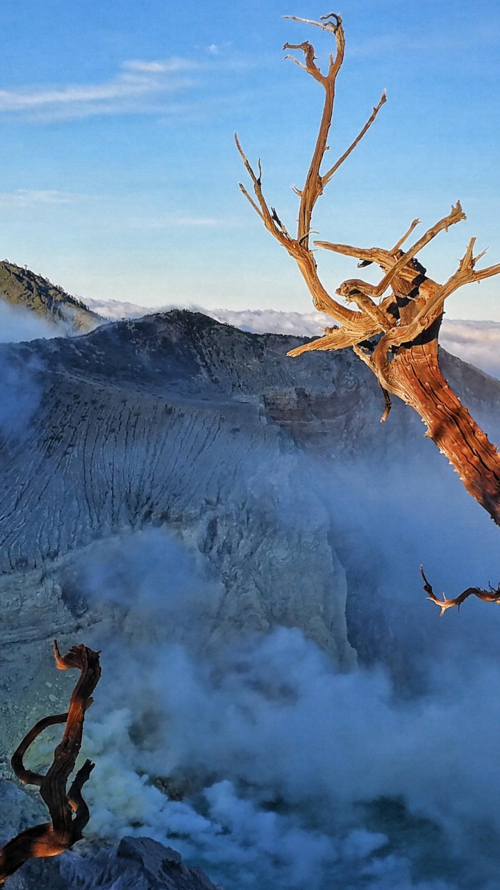 Naturaleza, Montaña, Azure, Paisaje Natural, Madera. Wallpaper in 720x1280 Resolution