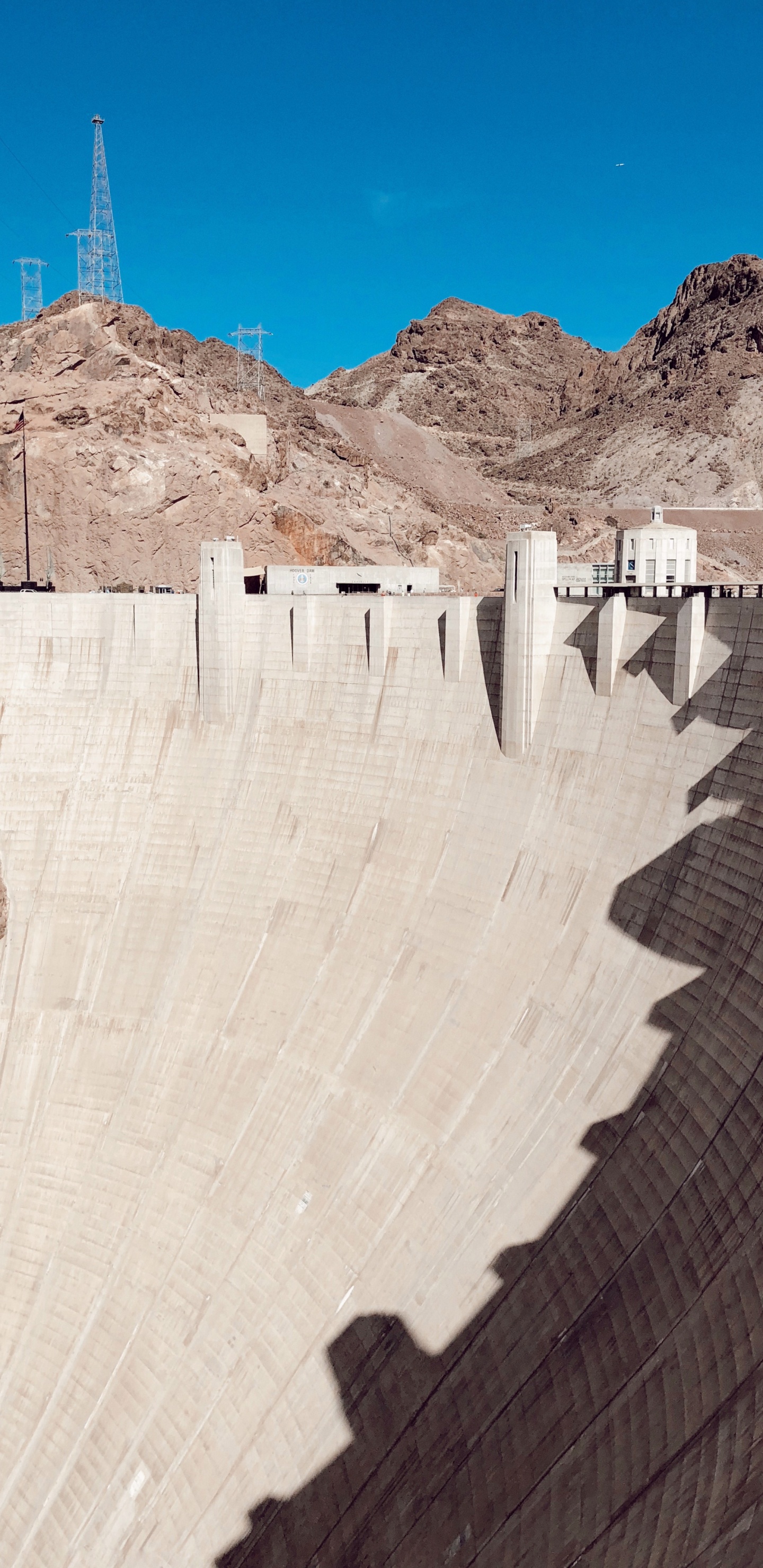 Barrage Hoover, Attraction Touristique, Gamme de Montagne, Pente, Géologie. Wallpaper in 1440x2960 Resolution