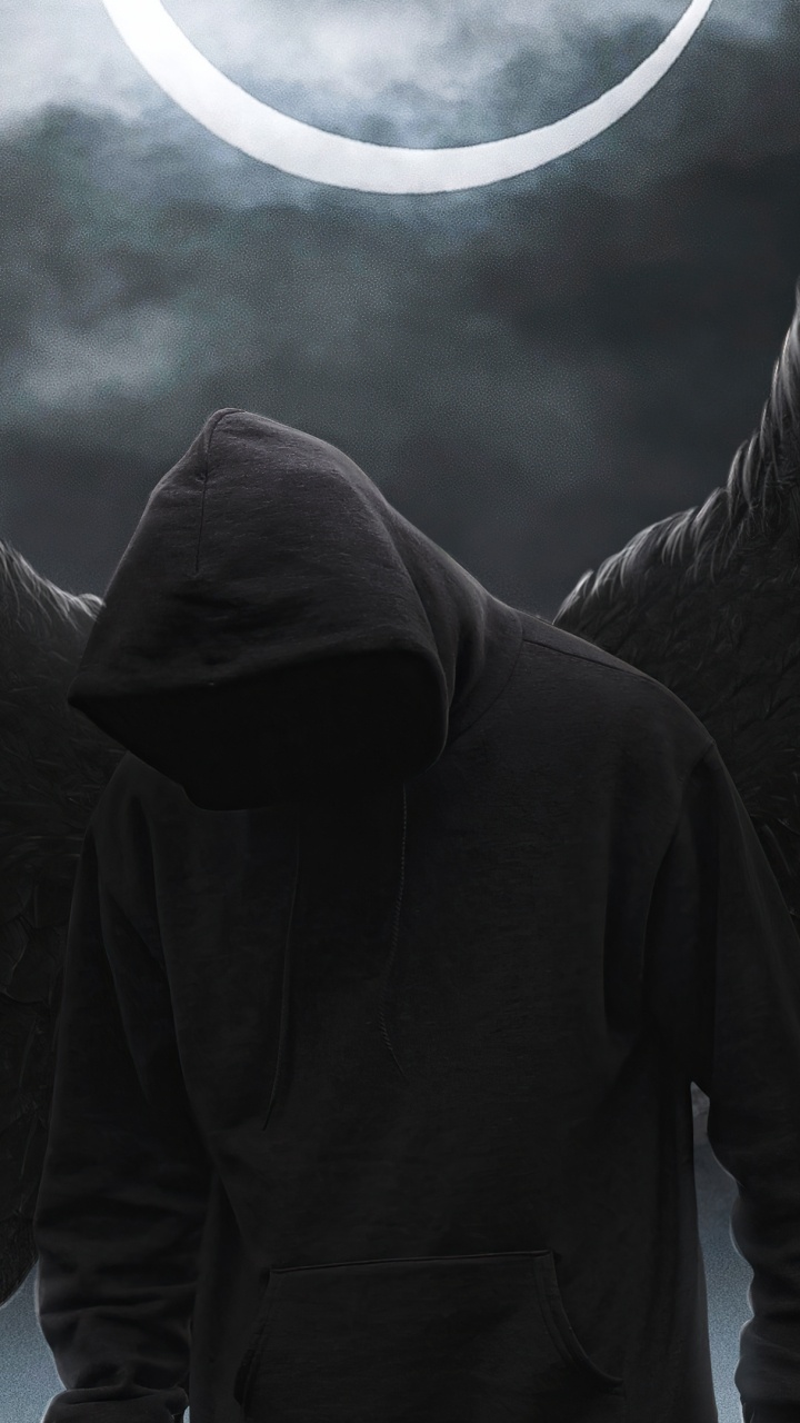 气氛, 白色, 性质, 黑色的, 月亮 壁纸 720x1280 允许