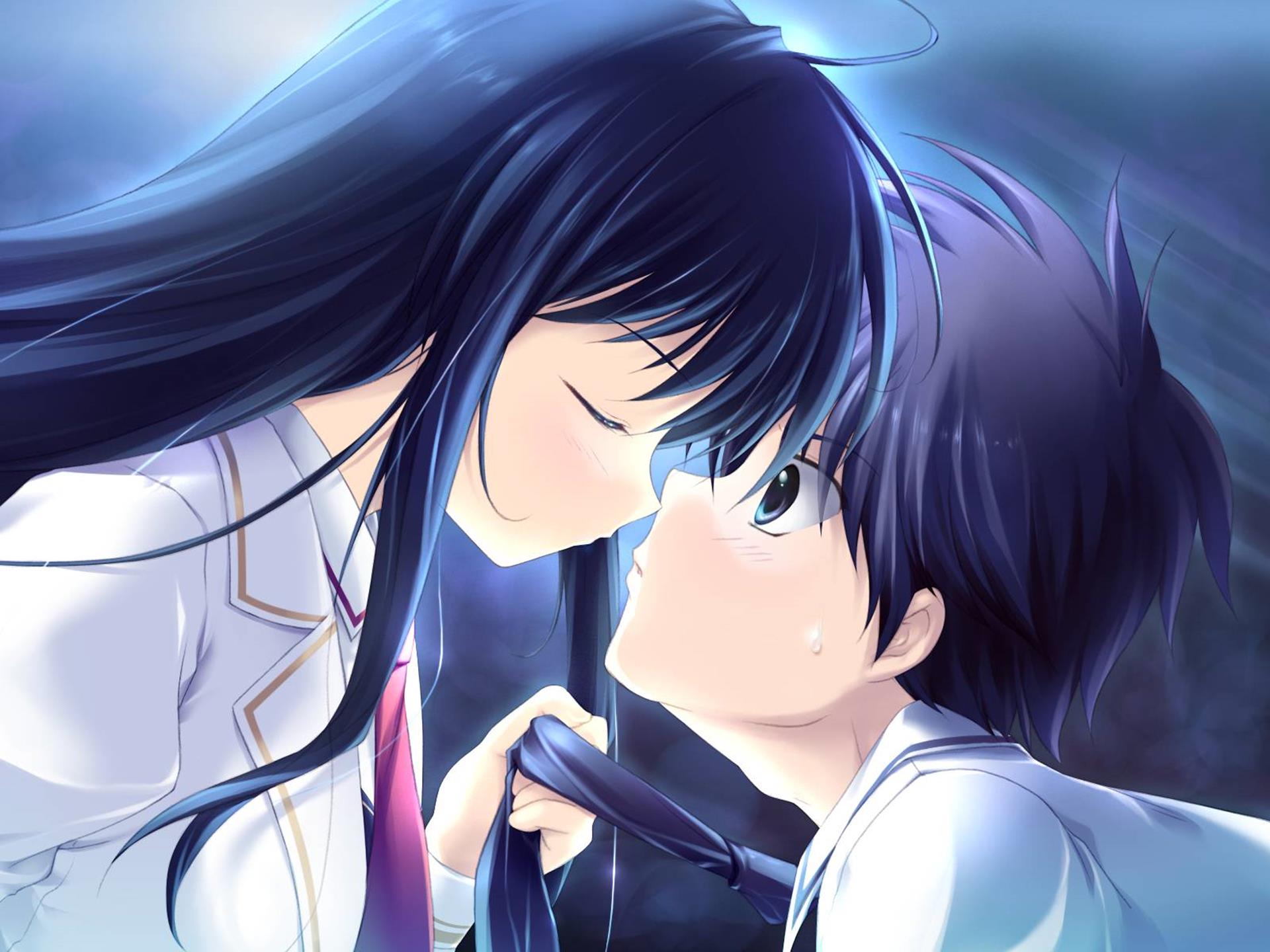 Man kissing girl anime character Anime Love Romance Kiss Cartoon Kissing  Couple love cg Artwork png  PNGEgg