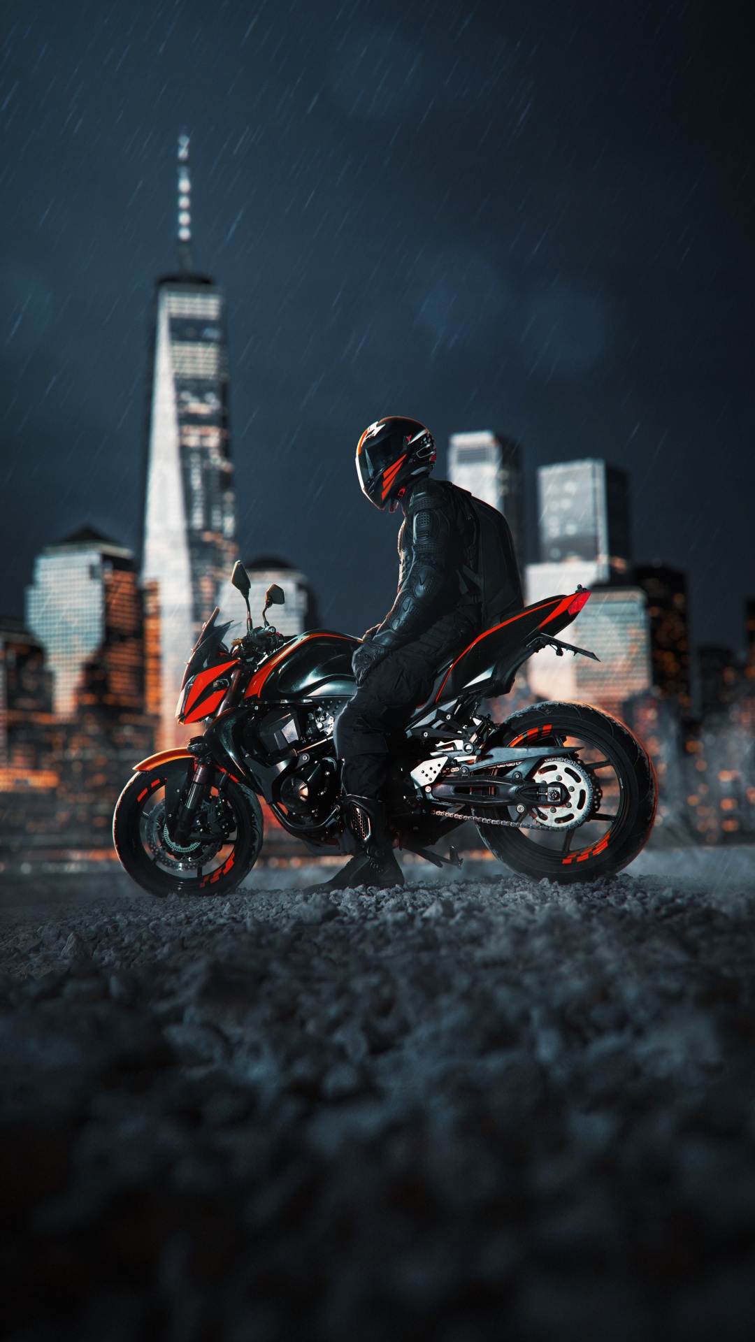 Motorcycle, Motorcycle Helmet, Tire, Wheel, Automotive Tire. Wallpaper in 1080x1920 Resolution