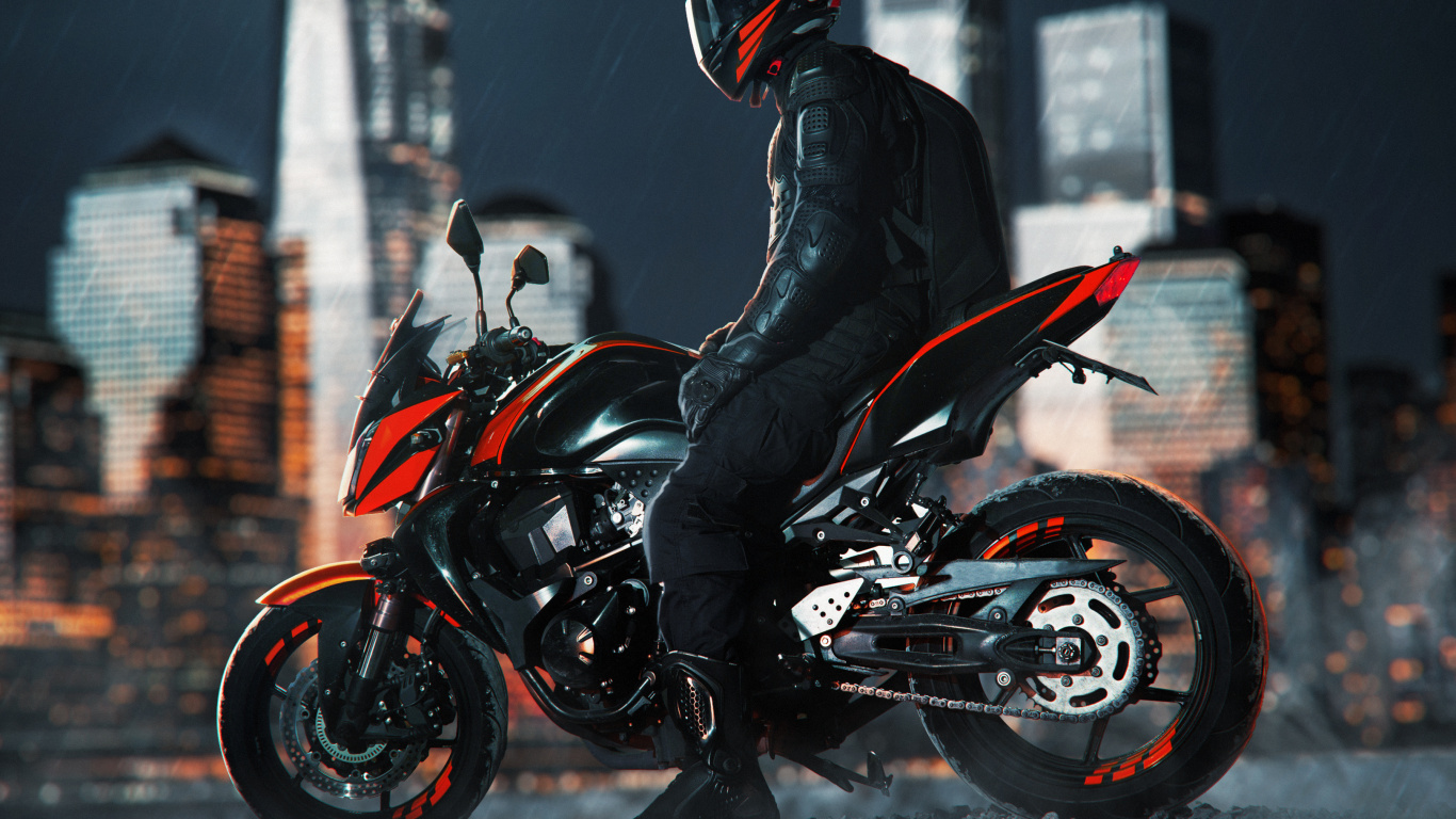 Motorcycle, Motorcycle Helmet, Tire, Wheel, Automotive Tire. Wallpaper in 1366x768 Resolution