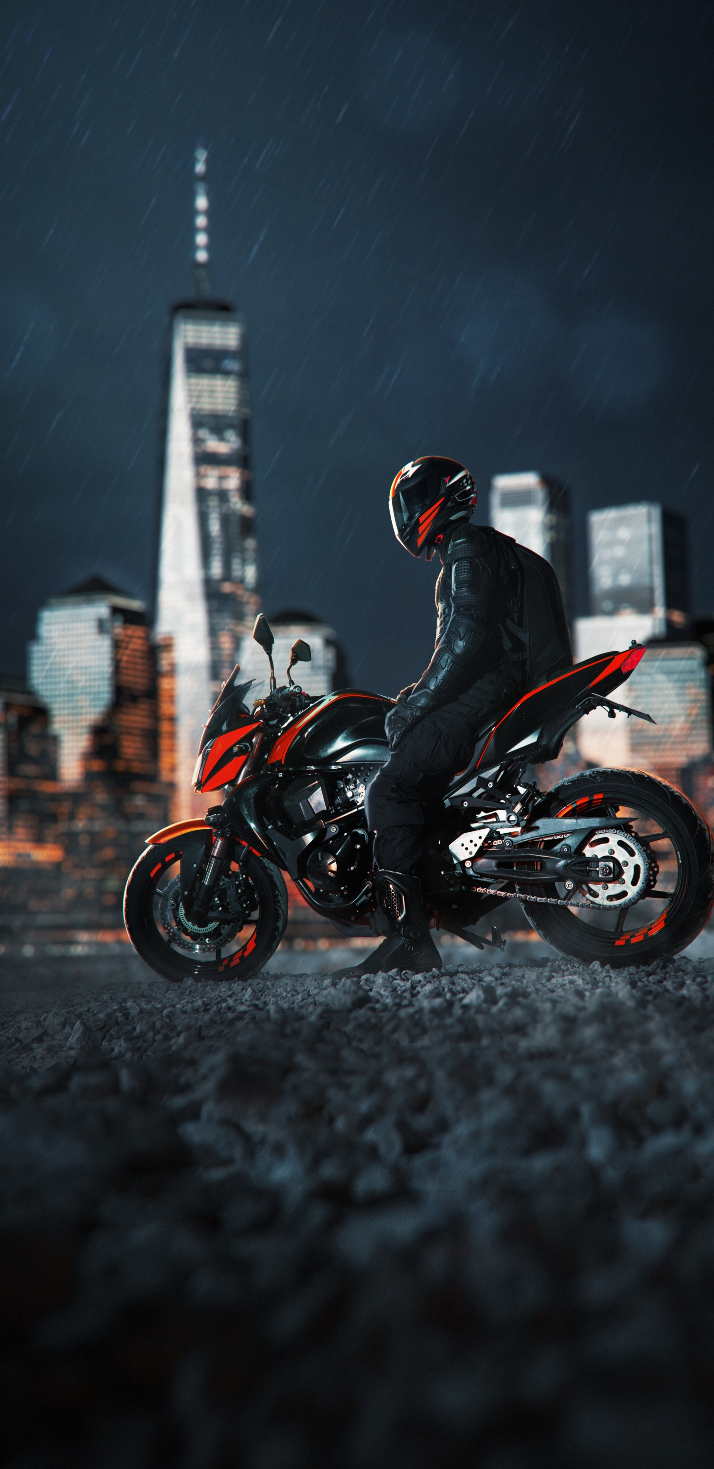 Motorcycle, Motorcycle Helmet, Tire, Wheel, Automotive Tire. Wallpaper in 1440x2960 Resolution