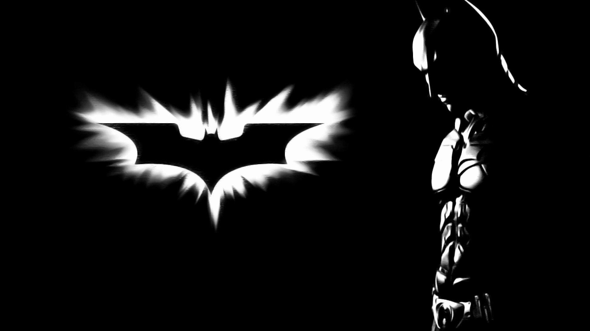 Pintura Abstracta en Blanco y Negro. Wallpaper in 1920x1080 Resolution