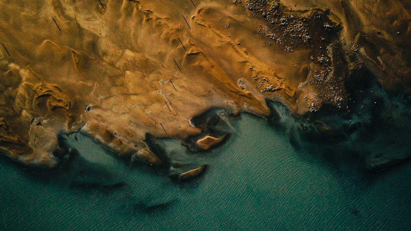 Body of Water, Formation, Space, Sea, Geology. Wallpaper in 1366x768 Resolution