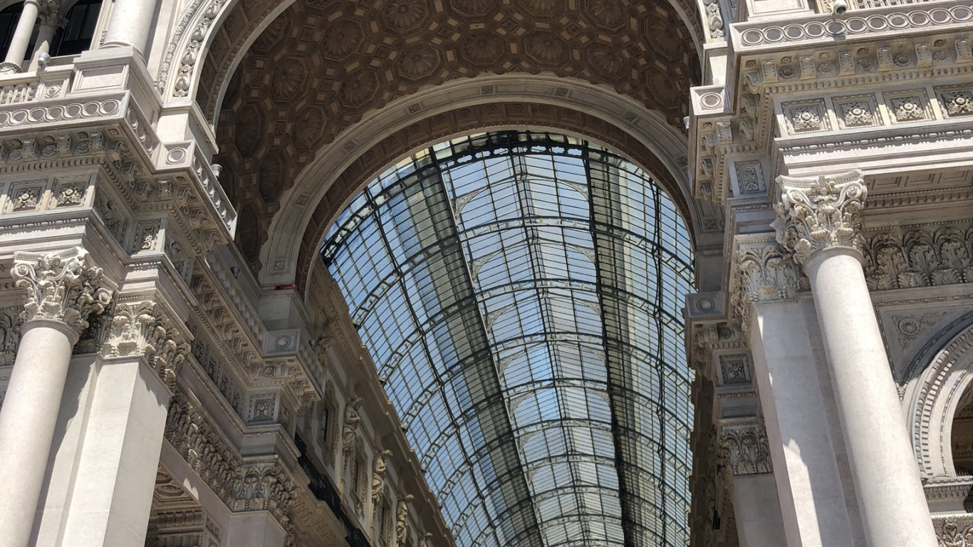 Galerie Vittorio Emanuele Ii, L'architecture Classique, Architecture, Arch, Jeu D'arcade. Wallpaper in 1366x768 Resolution