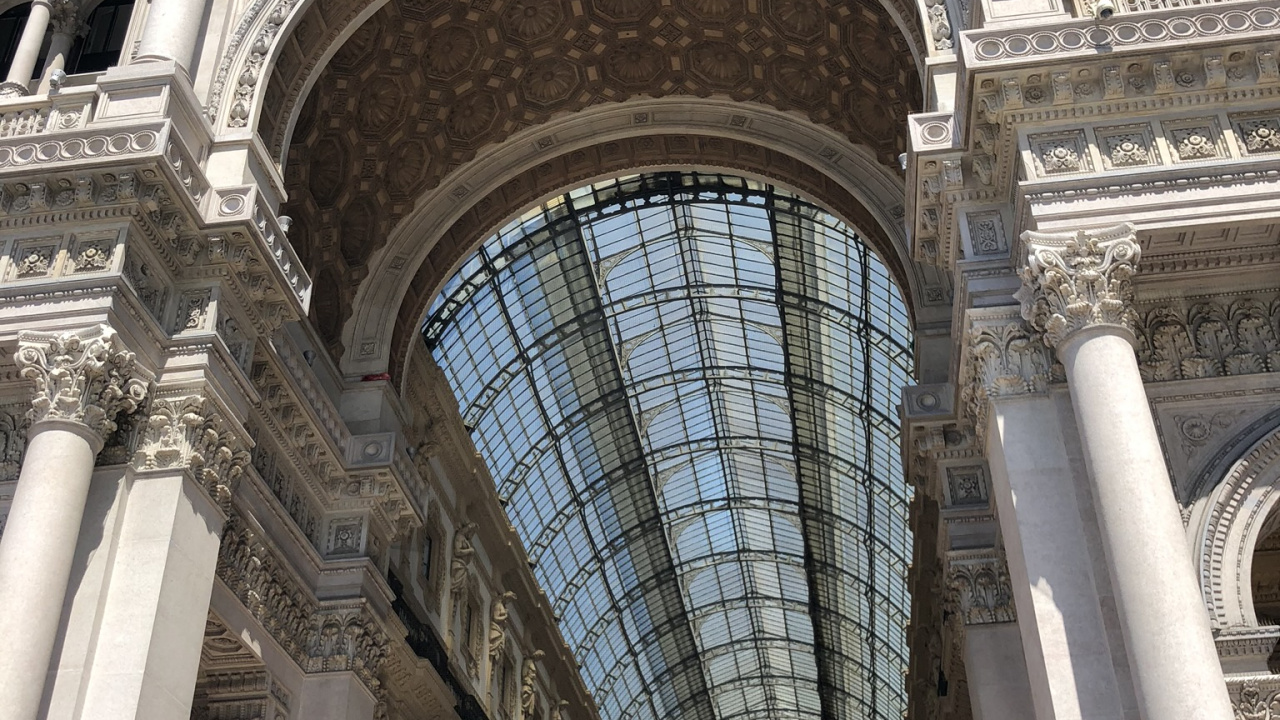 Galleria Vittorio Emanuele Ii, Classical Architecture, Architecture, Arch, Landmark. Wallpaper in 1280x720 Resolution