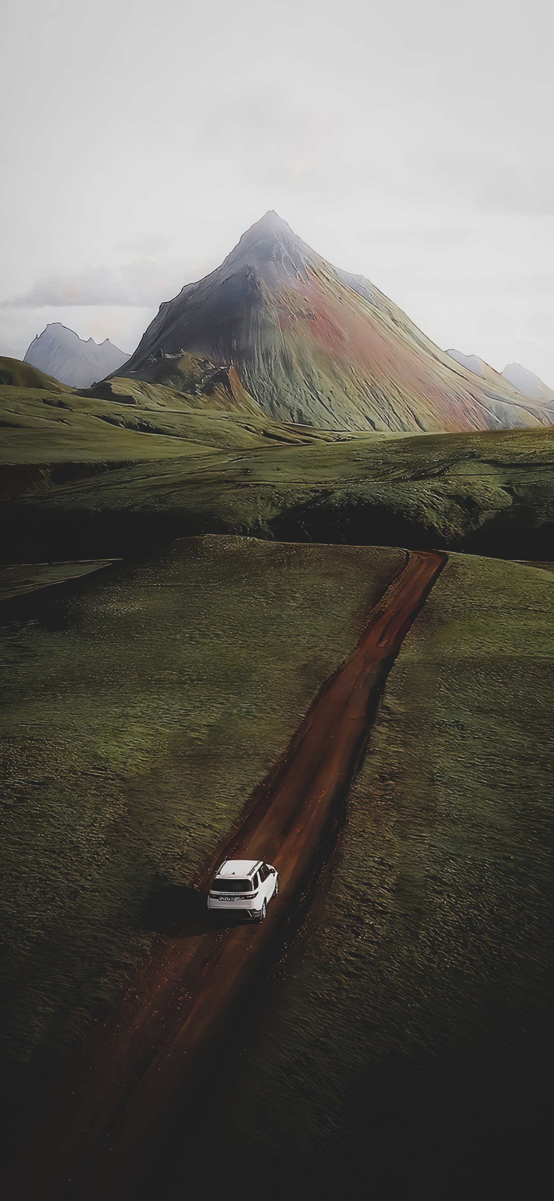 Highland, Mountain, Ecoregion, Cloud, Natural Landscape. Wallpaper in 1125x2436 Resolution