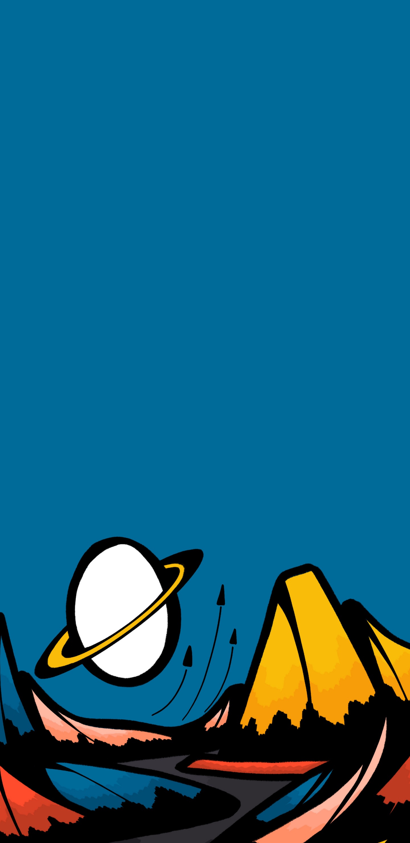 Cartoon, Arts Visuels, Art, Minimalisme, L'art Numérique. Wallpaper in 1440x2960 Resolution