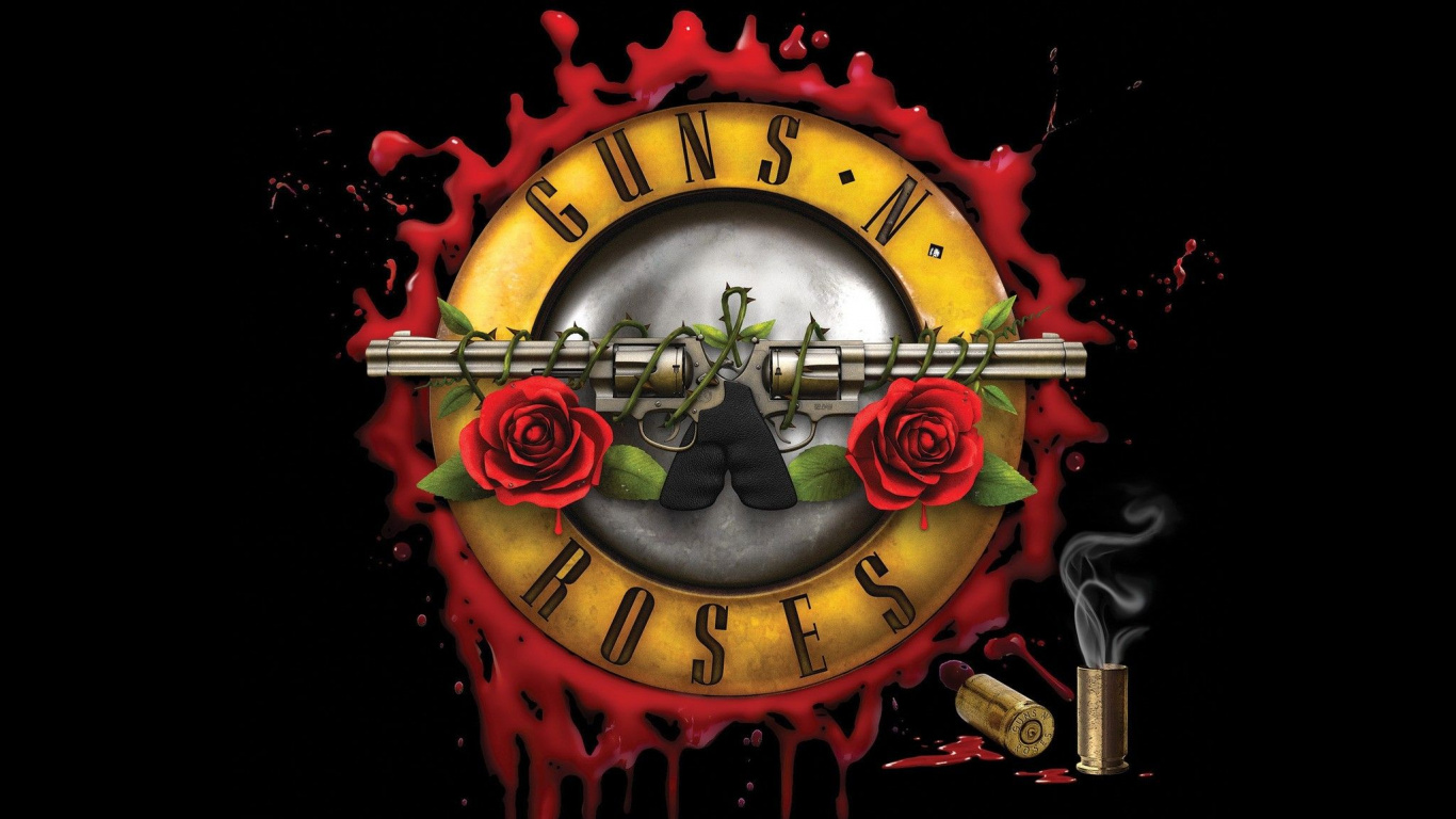 Guns N Roses, Nicht in Diesem Leben-Tour, Konzert, Musik, Waffen Und Rosen. Wallpaper in 1366x768 Resolution