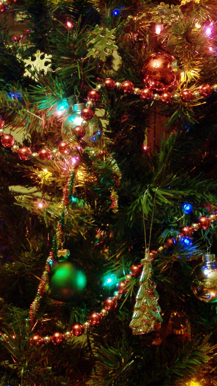 Christmas Tree, Christmas Day, Christmas Ornament, Christmas Decoration, Holiday. Wallpaper in 720x1280 Resolution