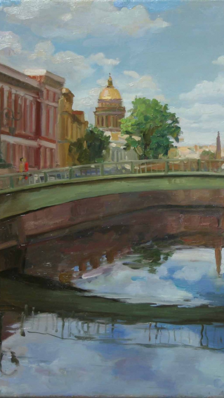 Puente de Hormigón Marrón Sobre el Río. Wallpaper in 720x1280 Resolution