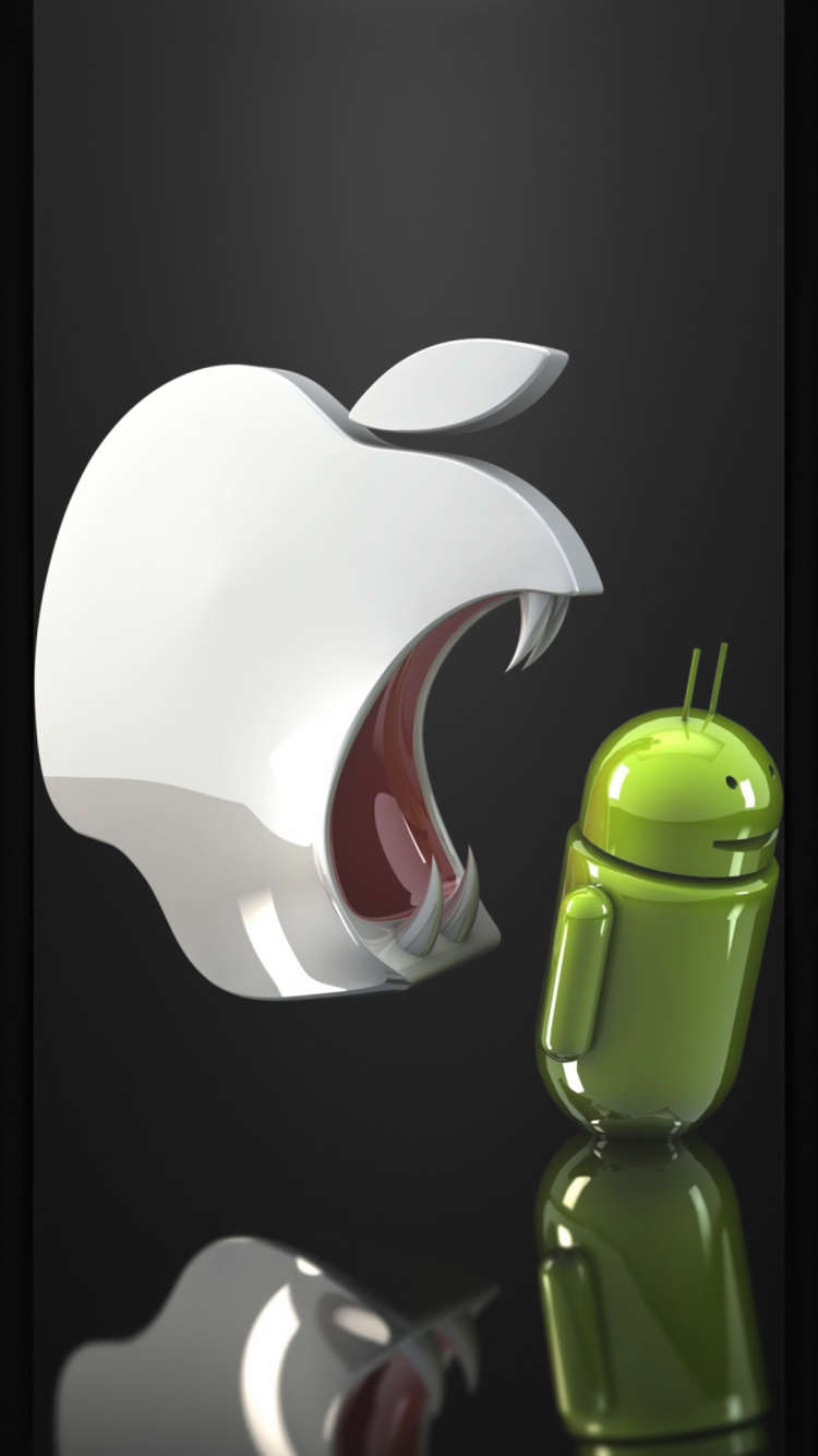 Manzana, Ios, Android, Luz, Pétalo. Wallpaper in 750x1334 Resolution