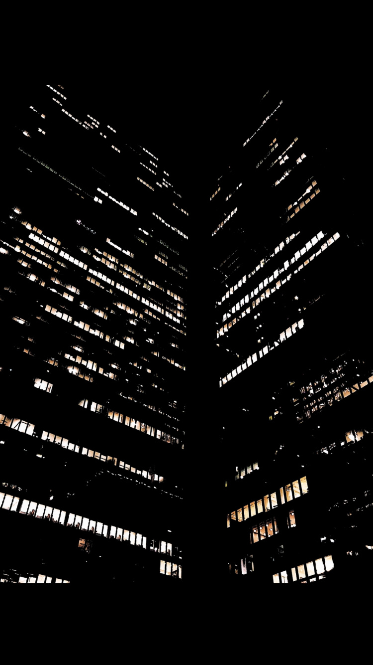 Wolkenkratzer, Bau, Gebäude, Tower Block, Fenster. Wallpaper in 750x1334 Resolution