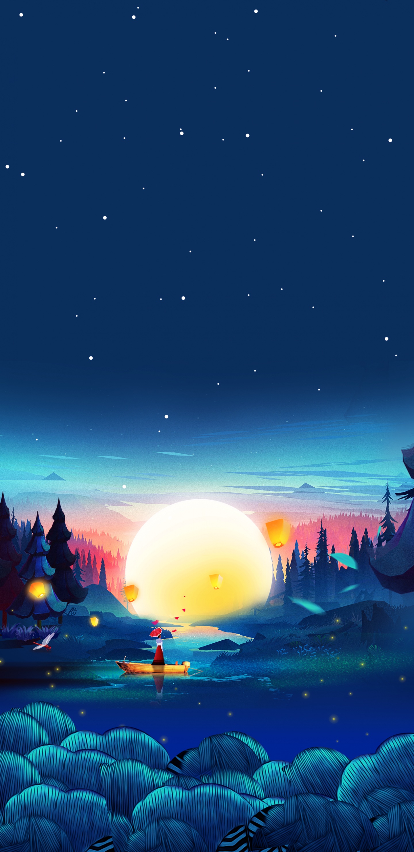 Schöne Aussicht, Atmosphäre, Tageszeit, Ökoregion, Naturlandschaft. Wallpaper in 1440x2960 Resolution