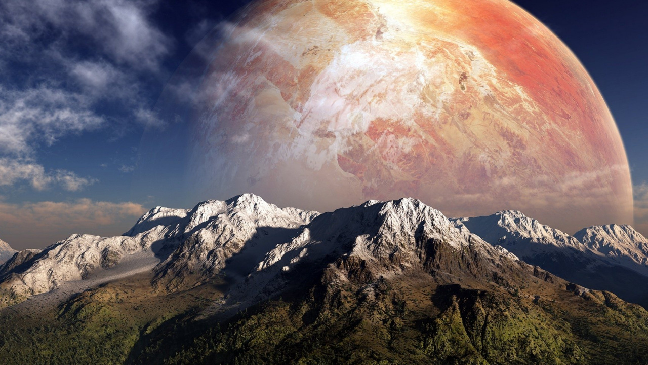 这个星球, 月亮, 气氛, 天文学对象, 外层空间 壁纸 1280x720 允许