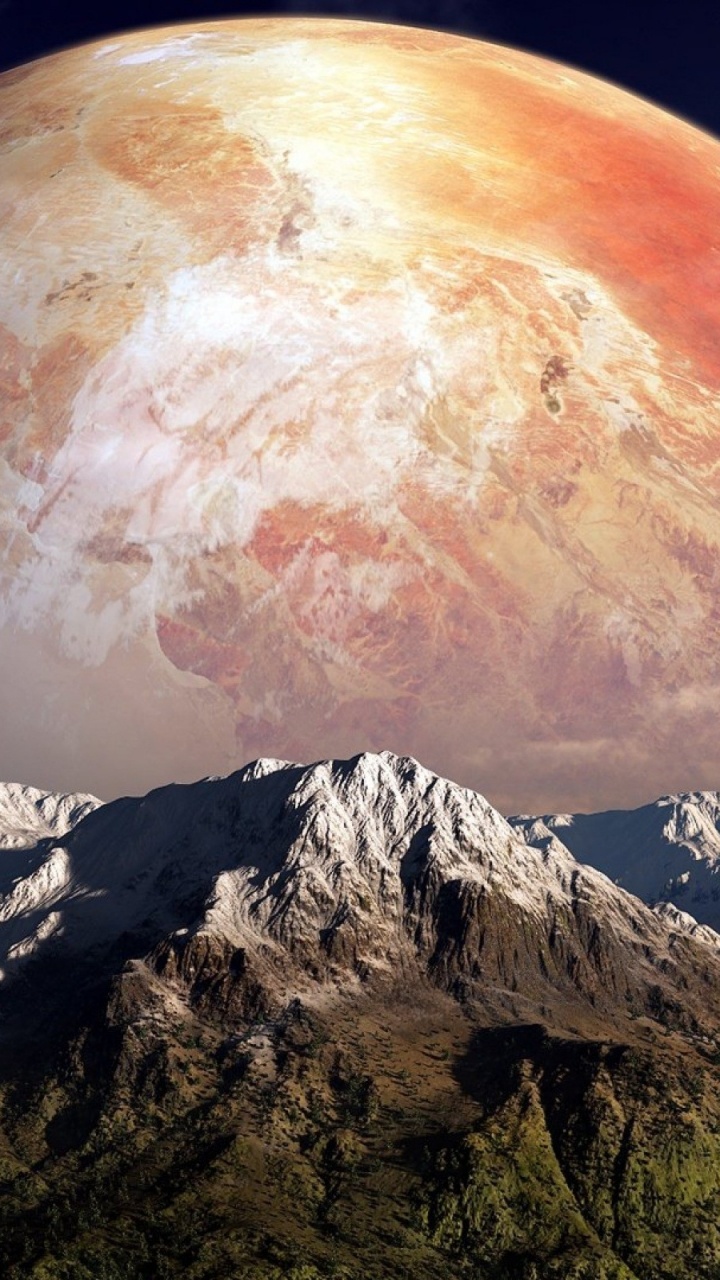 这个星球, 月亮, 气氛, 天文学对象, 外层空间 壁纸 720x1280 允许