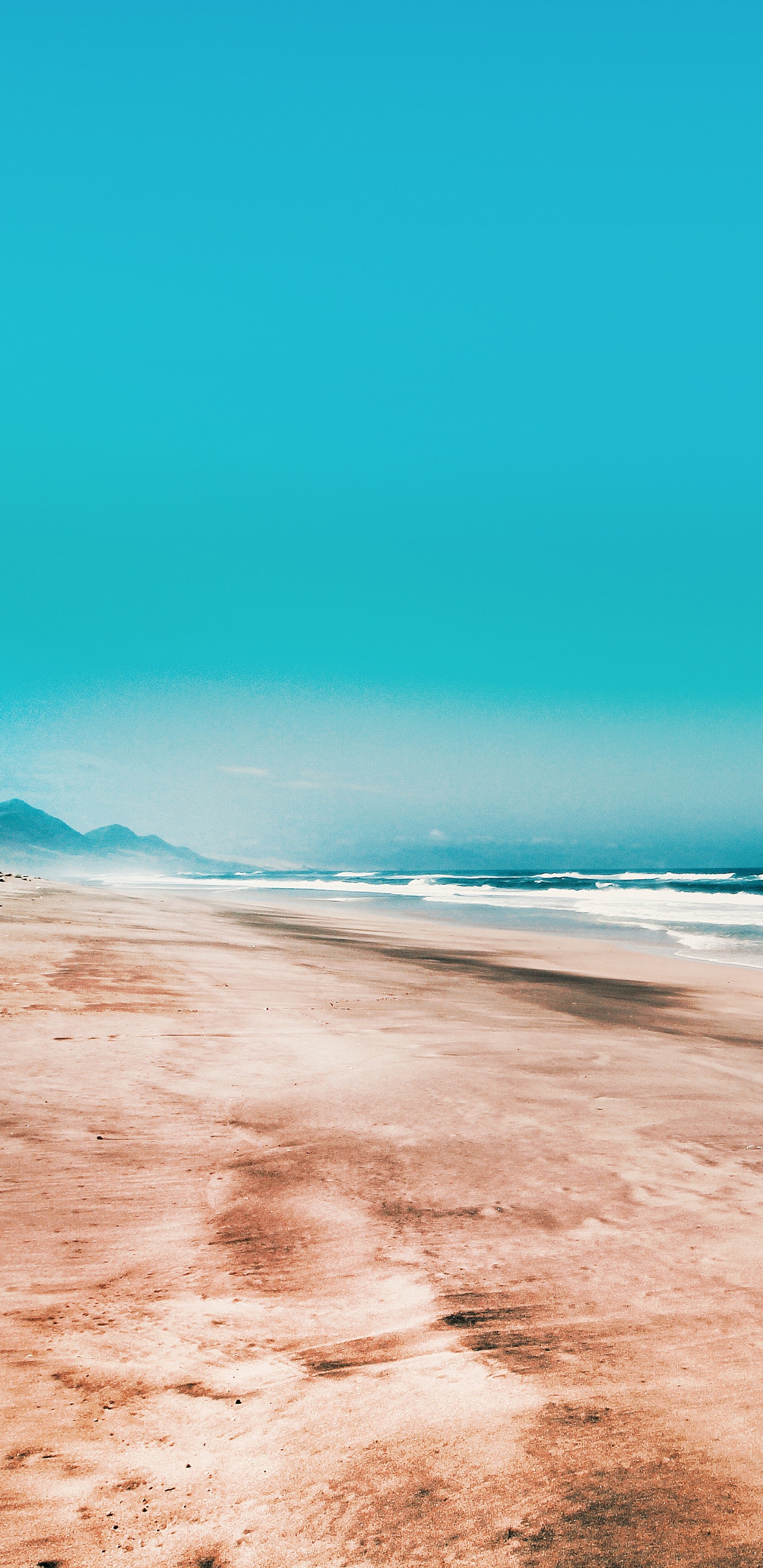 Plage, Rive, Sand, Blue, Mer. Wallpaper in 1440x2960 Resolution