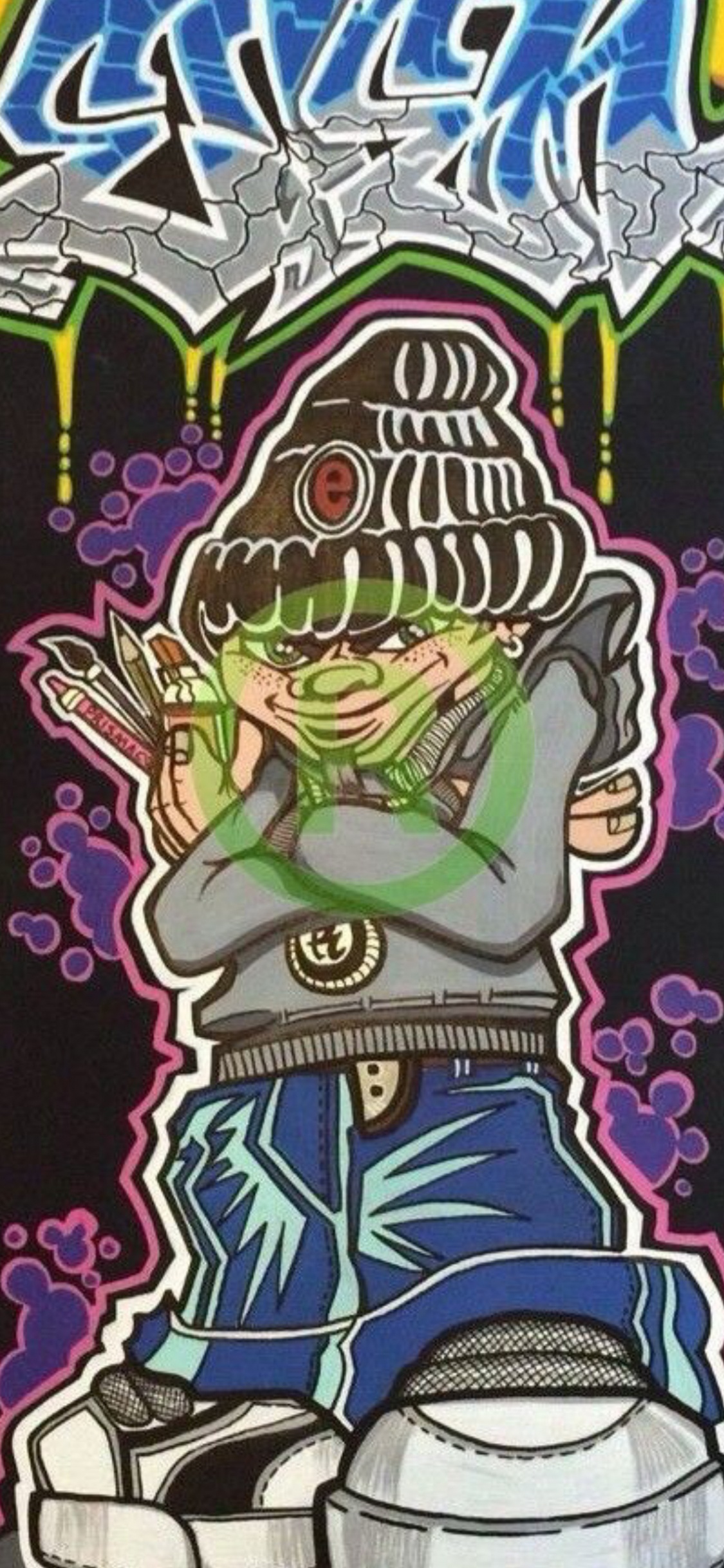 Ilustración, Arte, Grafiti, Dibujo, el Arte de la Calle. Wallpaper in 1125x2436 Resolution