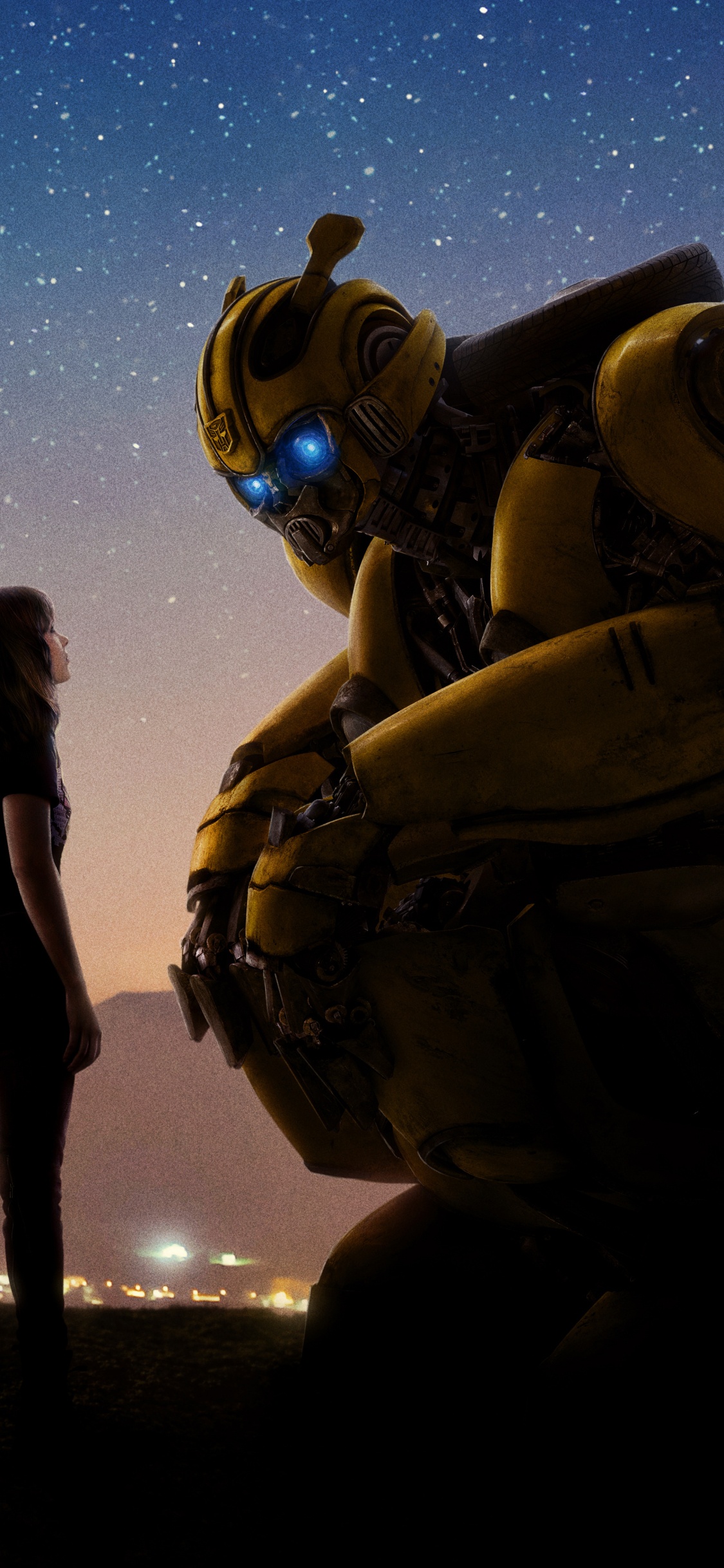 Robot, Bumblebee, Transformers, Bumblebee Movie, Paramount Pictures. Wallpaper in 1125x2436 Resolution