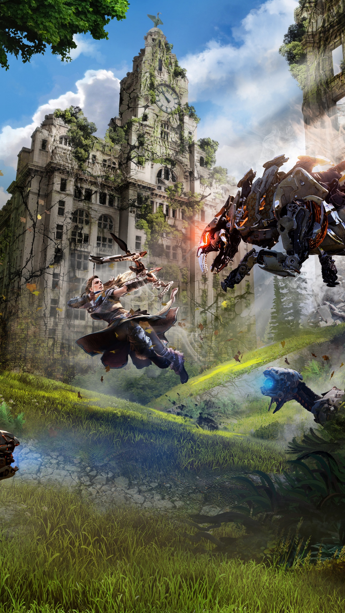 Aloy, Guerrilla Games, Killzone Shadow Fall, Juego de Pc, Bioma. Wallpaper in 1440x2560 Resolution