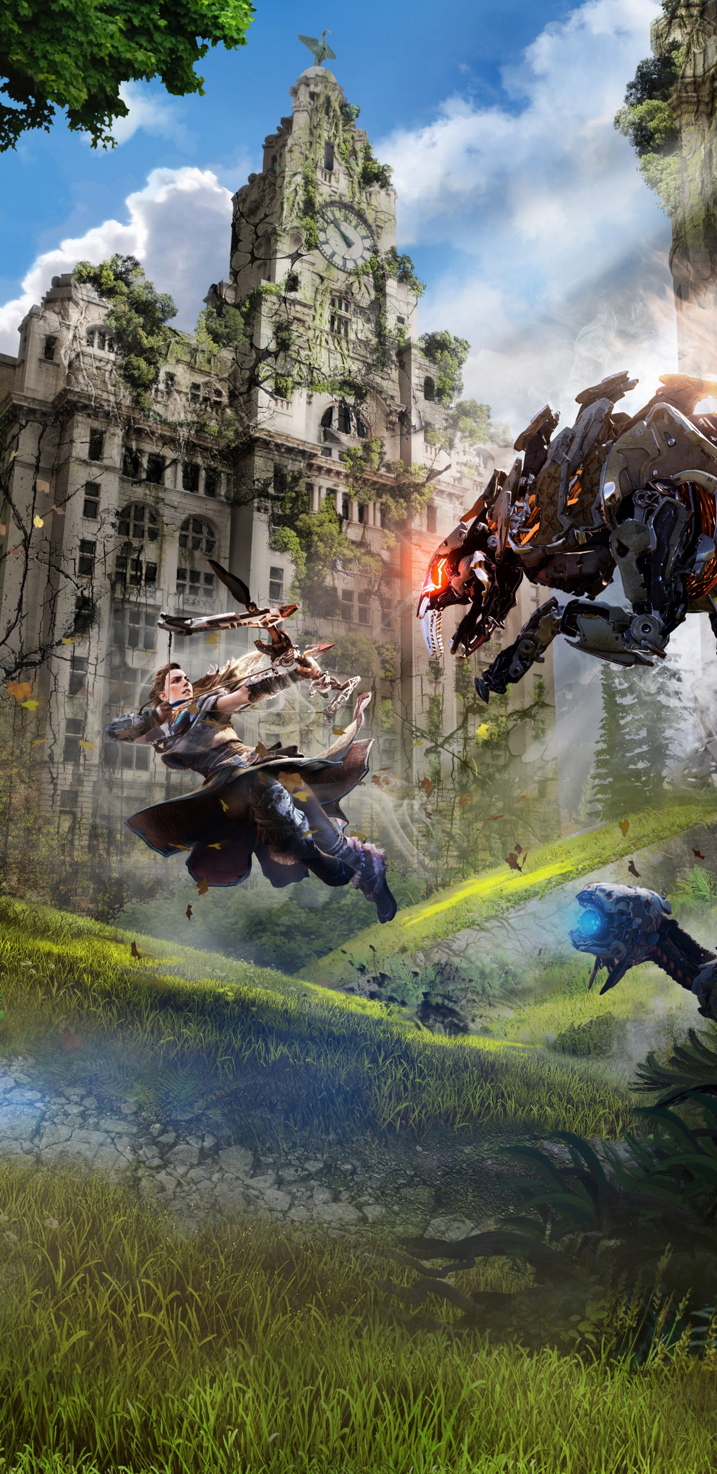 Aloy, Guerrilla Games, Killzone Shadow Fall, Juego de Pc, Bioma. Wallpaper in 1440x2960 Resolution