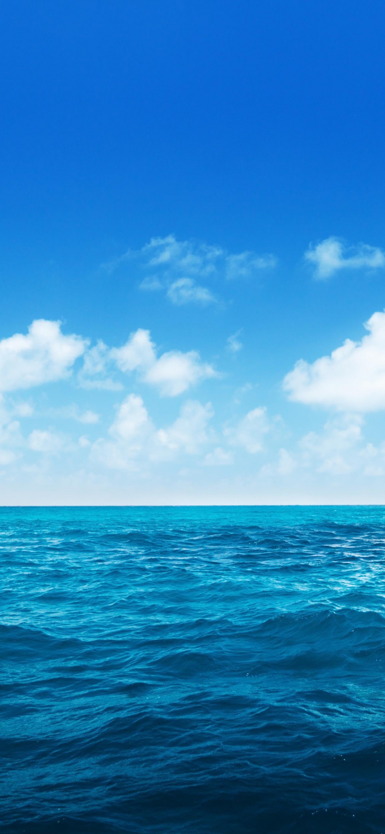大海, 海洋, 液体, 流体, 积云 壁纸 1242x2688 允许