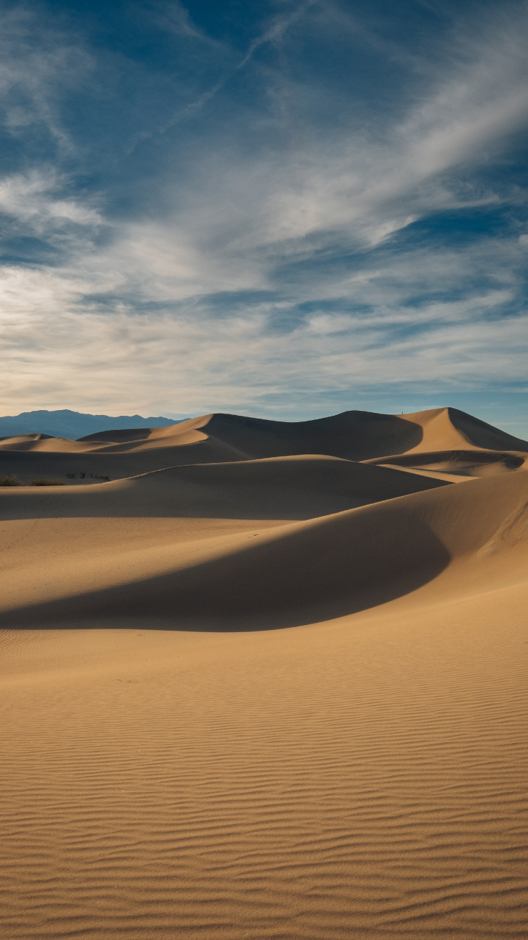 Sand, Erg, Natural Environment, Aeolian Landform, Nature. Wallpaper in 750x1334 Resolution