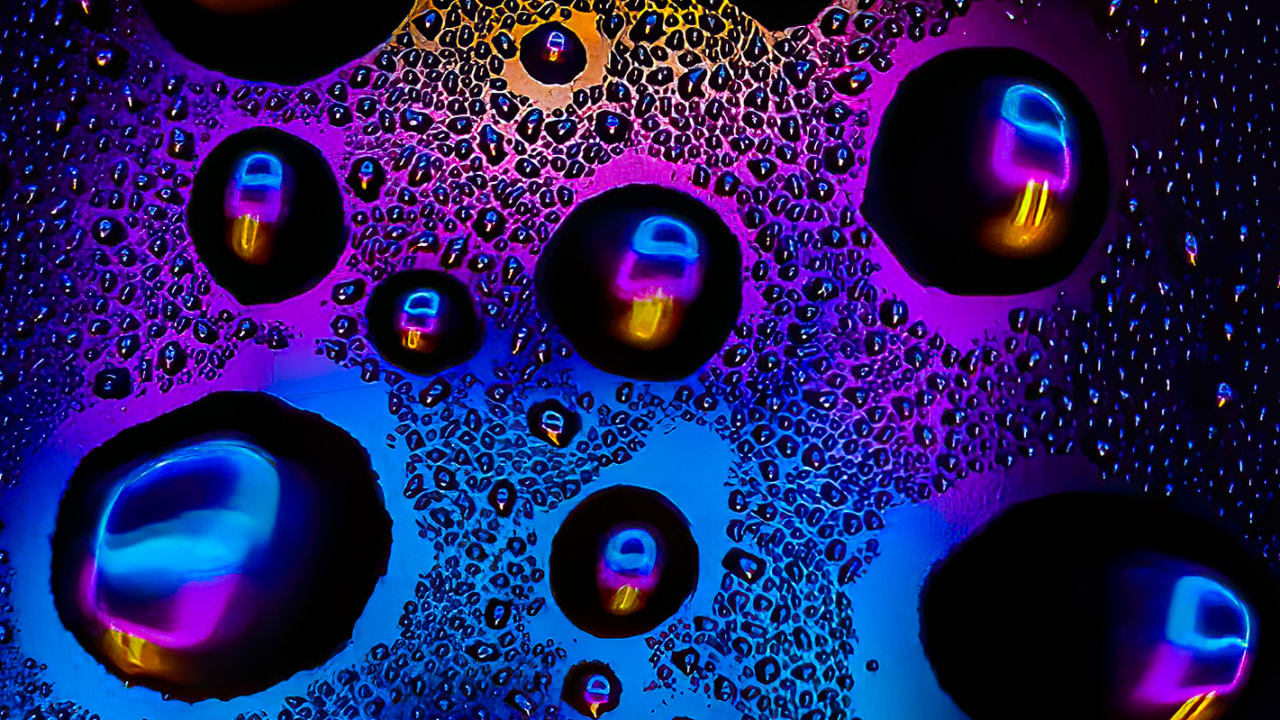 Fractal Art, Colorfulness, Liquid, Light, Blue. Wallpaper in 1280x720 Resolution