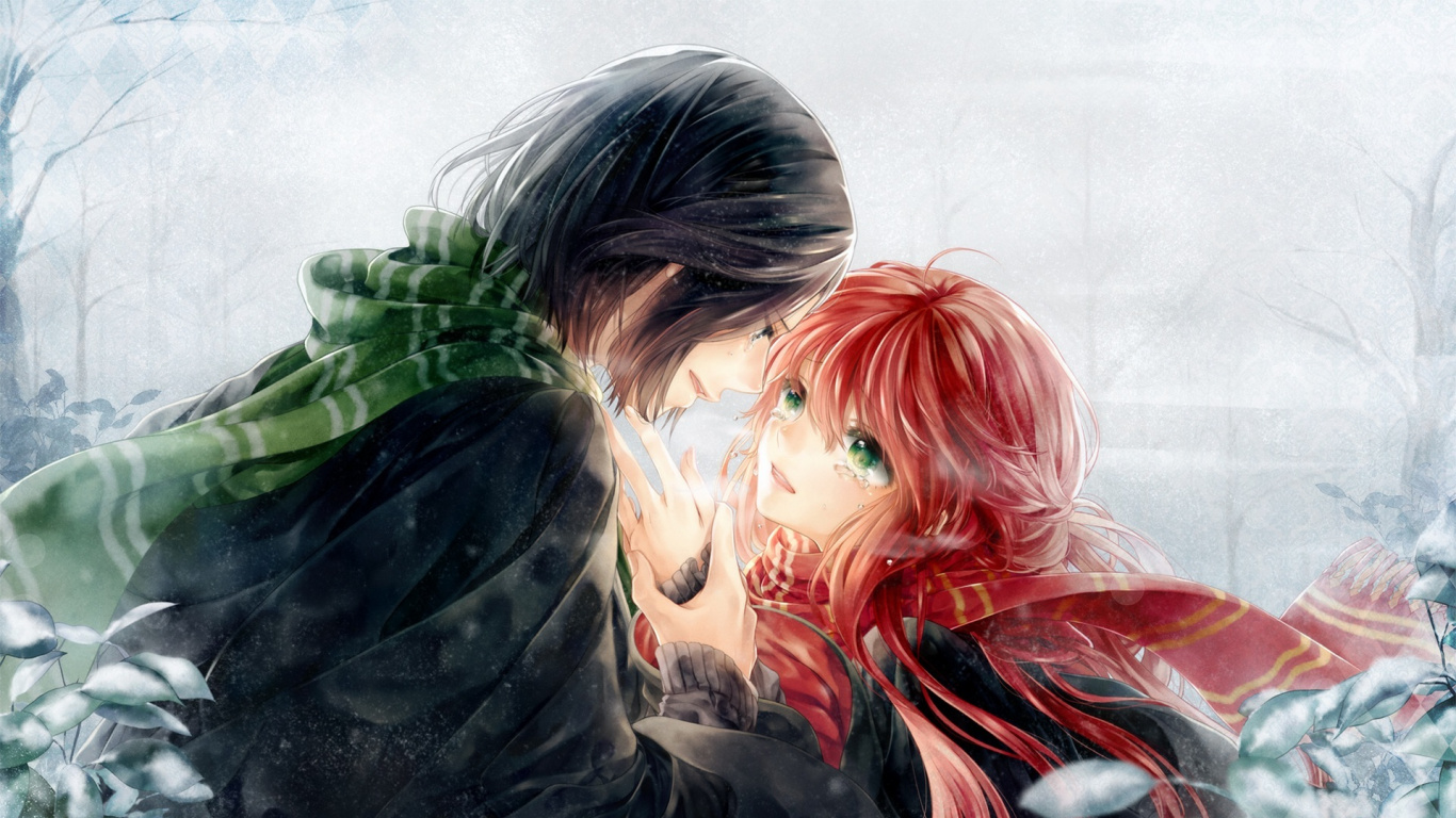 Frau im Schwarzen Kleid Malerei. Wallpaper in 1366x768 Resolution