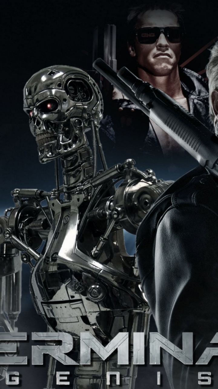 Homme en Blouson de Cuir Noir Tenant un Fusil Noir. Wallpaper in 720x1280 Resolution